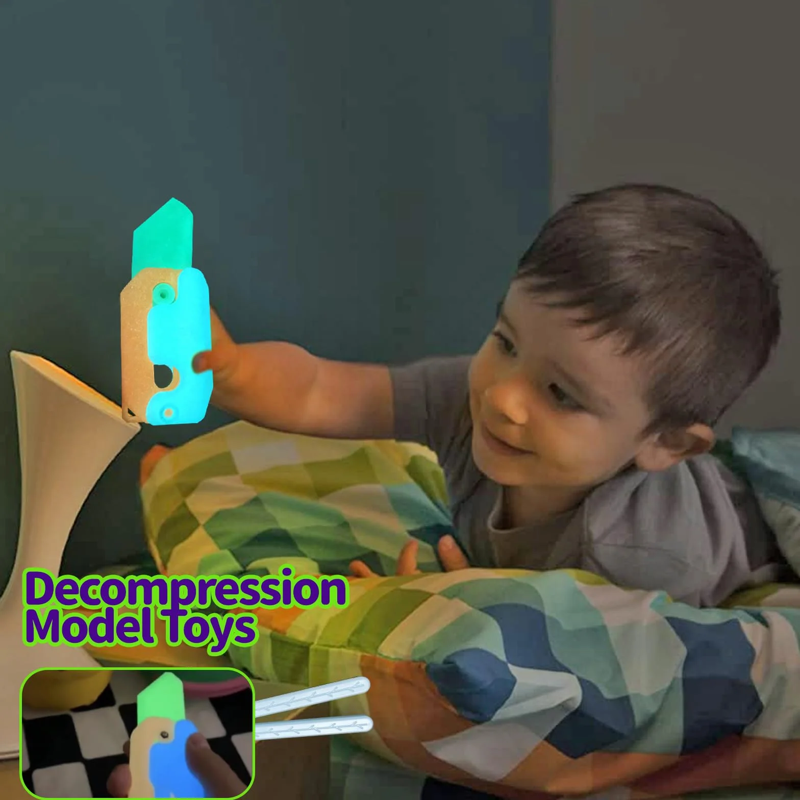 4 szt. zabawki Fidget Toys, zabawka antystresowa, mały latający nóż 3D, zabawka redukująca stres, nastolatki dorośli dziecko