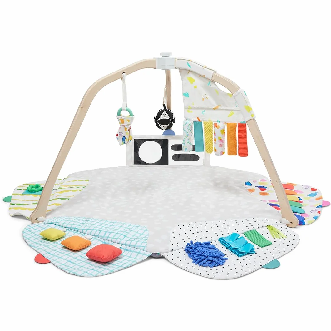LOVEVERY | The Sensory Strands | The Perfect Play Gym Add On, Sensory Montessori Toy, Infant Learning Sensory Baby Toys for Newborn, Ages 0-12 months