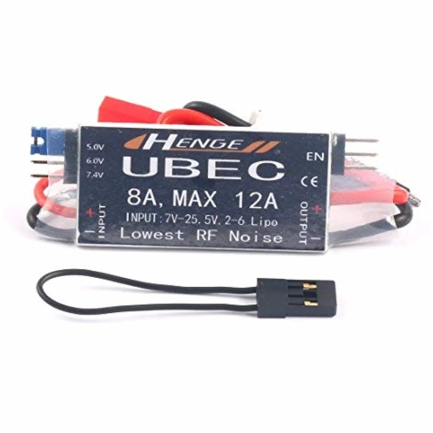 8 A wyjście UBEC 5 V / 6 V / 8 A maks. wejście 12 A 7 V-25,5 V 2-6S Lipo / 6-16 ogniw Ni-Mh tryb zmienny BEC do helikoptera RC