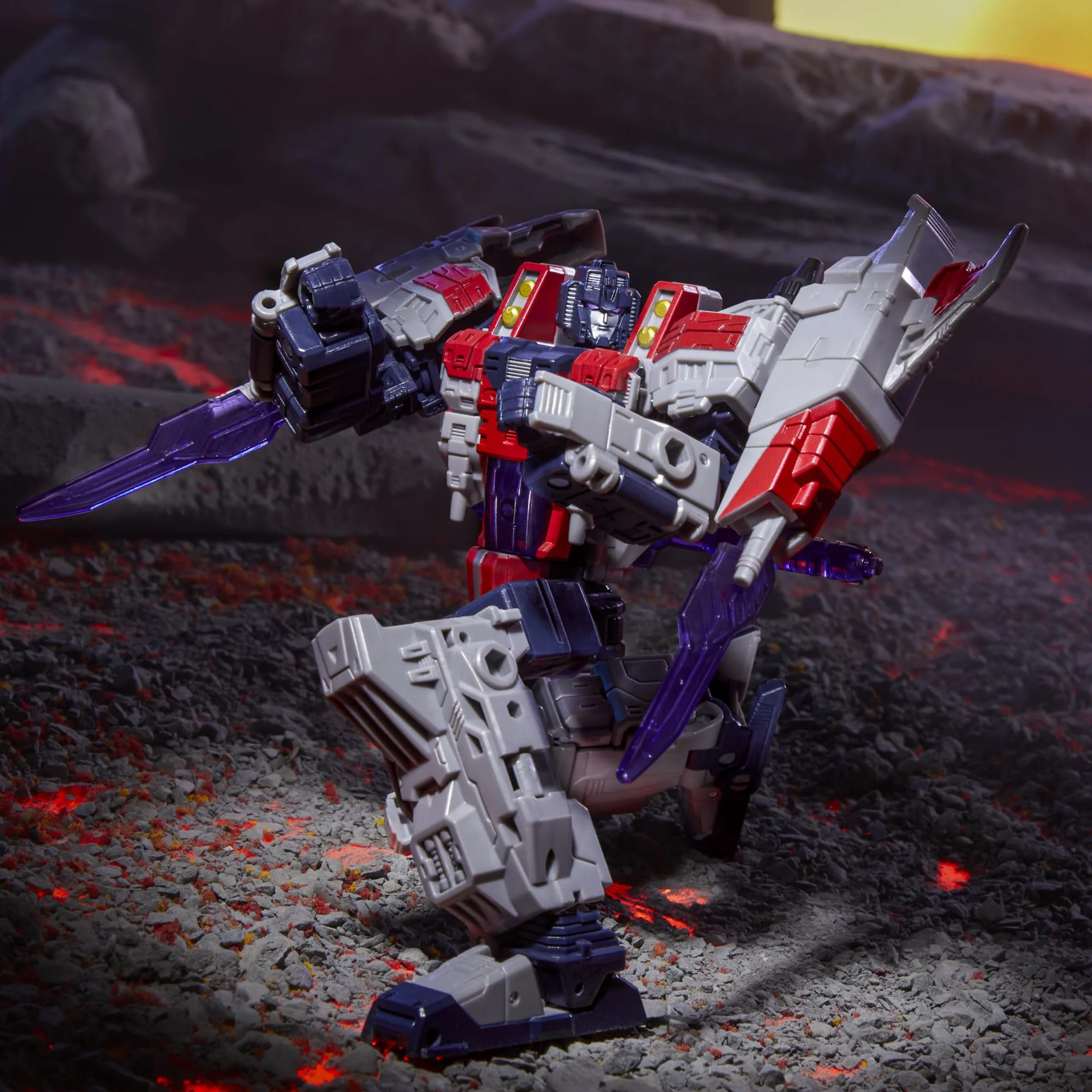 Transformers Legacy United Voyager, klasa Cybertron Universe Starscream, figurka akcji