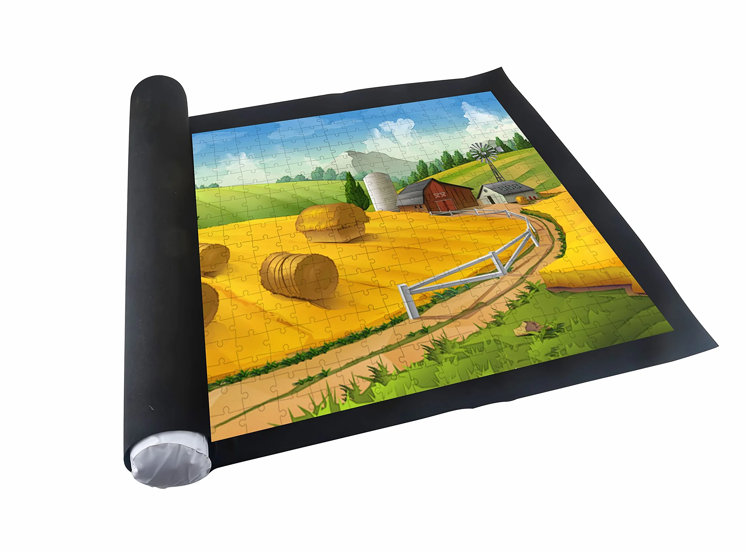 PIANETA Podkładka pod puzzle z włókniny, mata rolowana, do 1500 elementów, praktyczne akcesorium do przechowywania puzzli