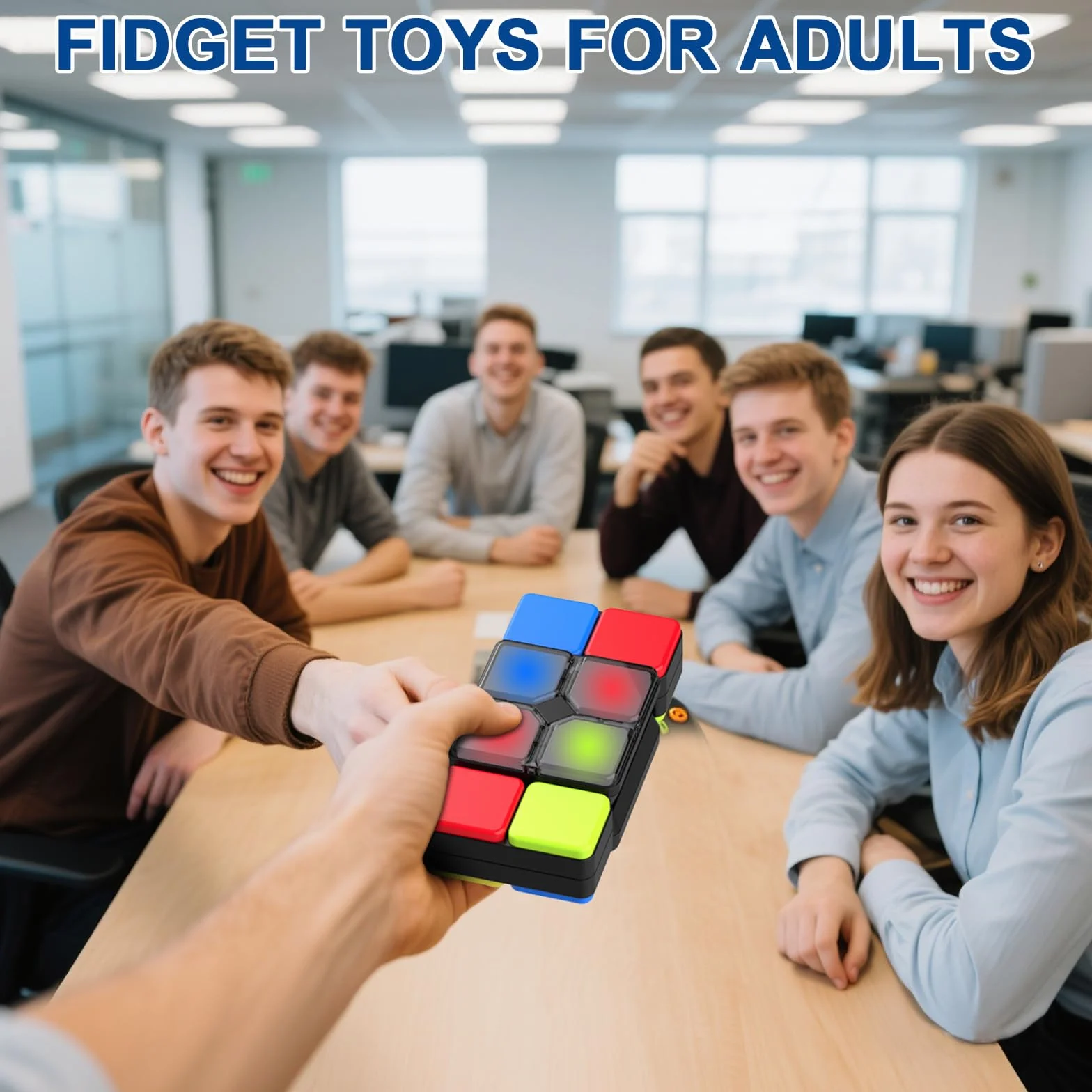 Pup Go Magiczna kostka muzyki elektronicznej, zabawna zabawka edukacyjna dla dzieci, nastolatków i dorosłych, idealny prezent świąteczny i urodzinowy dla chłopców i dziewcząt od 6 lat
