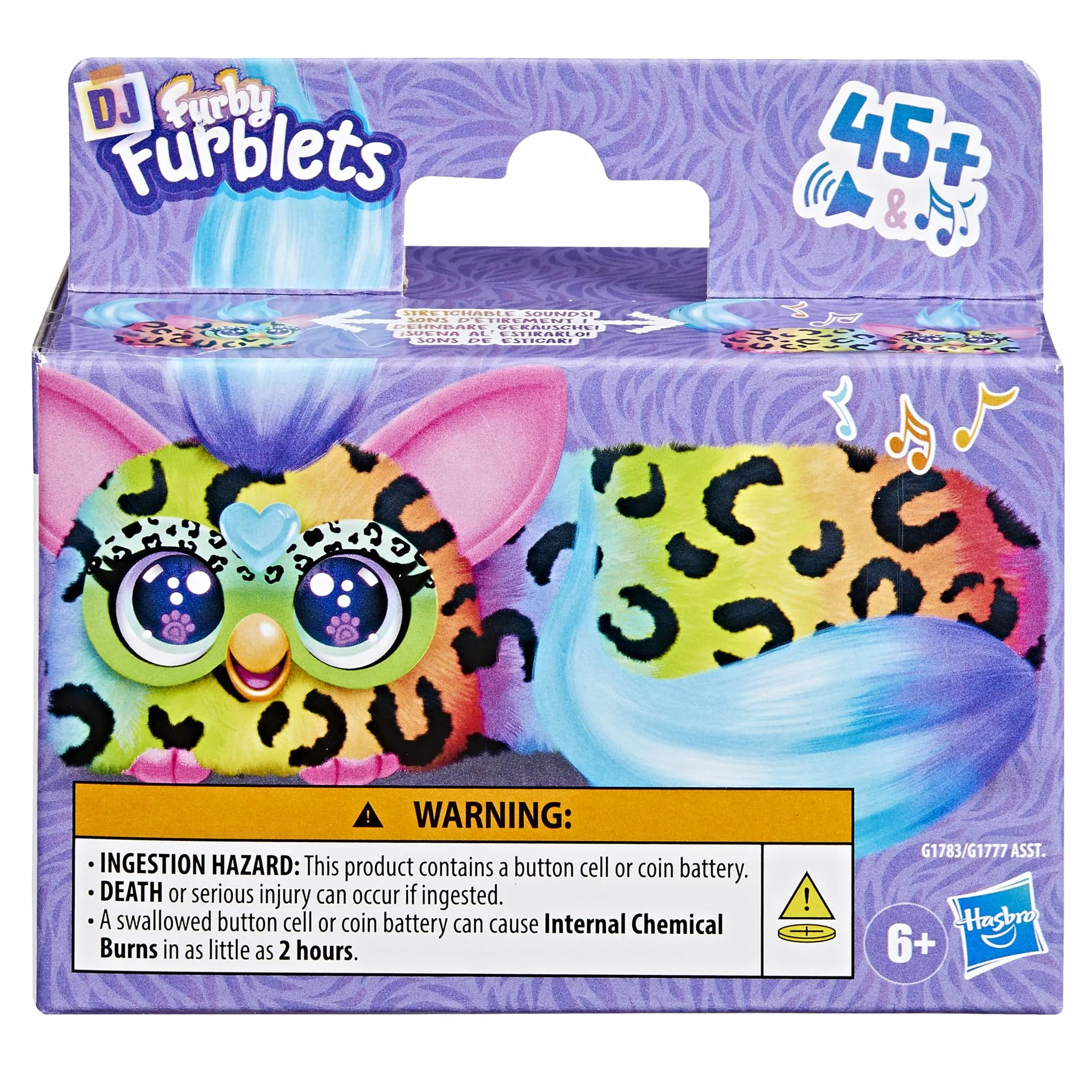 Zabawka pluszowa Furby DJ Furblets Rain-Bow-Kat