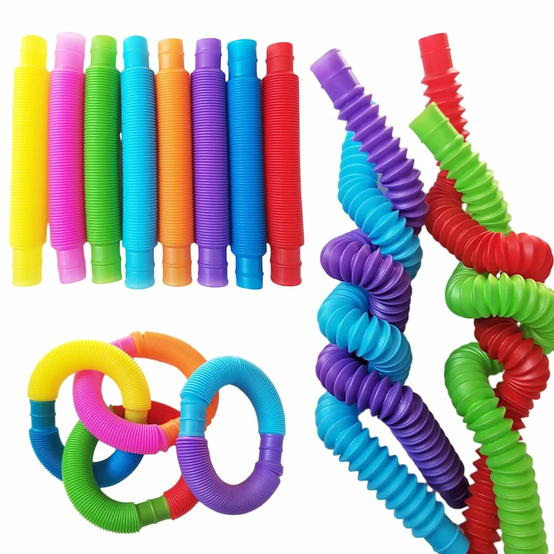 Mini Pop Tubes Zabawka Edukacyjna Sensoryczna dla Dzieci Łagodzenie Stresu