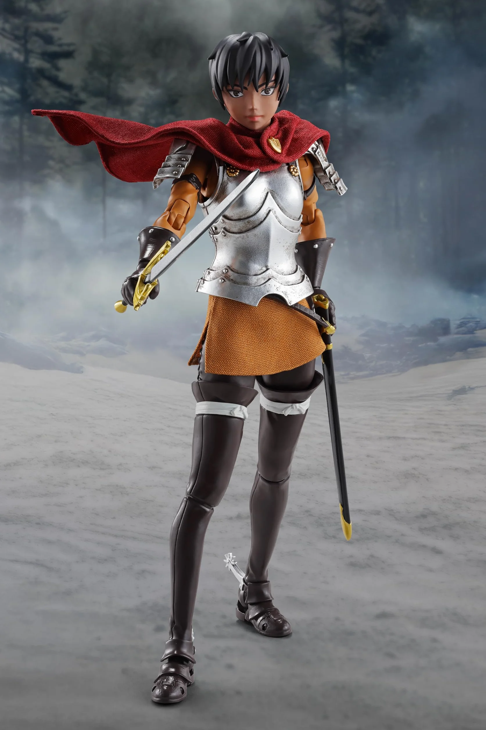 TAMASHII NATIONS S.H. Figuarts Berserk Caska (grupa jastrzębia), ok. 145 mm, PCW, ABS, tkanina, wstępnie pomalowana figurka