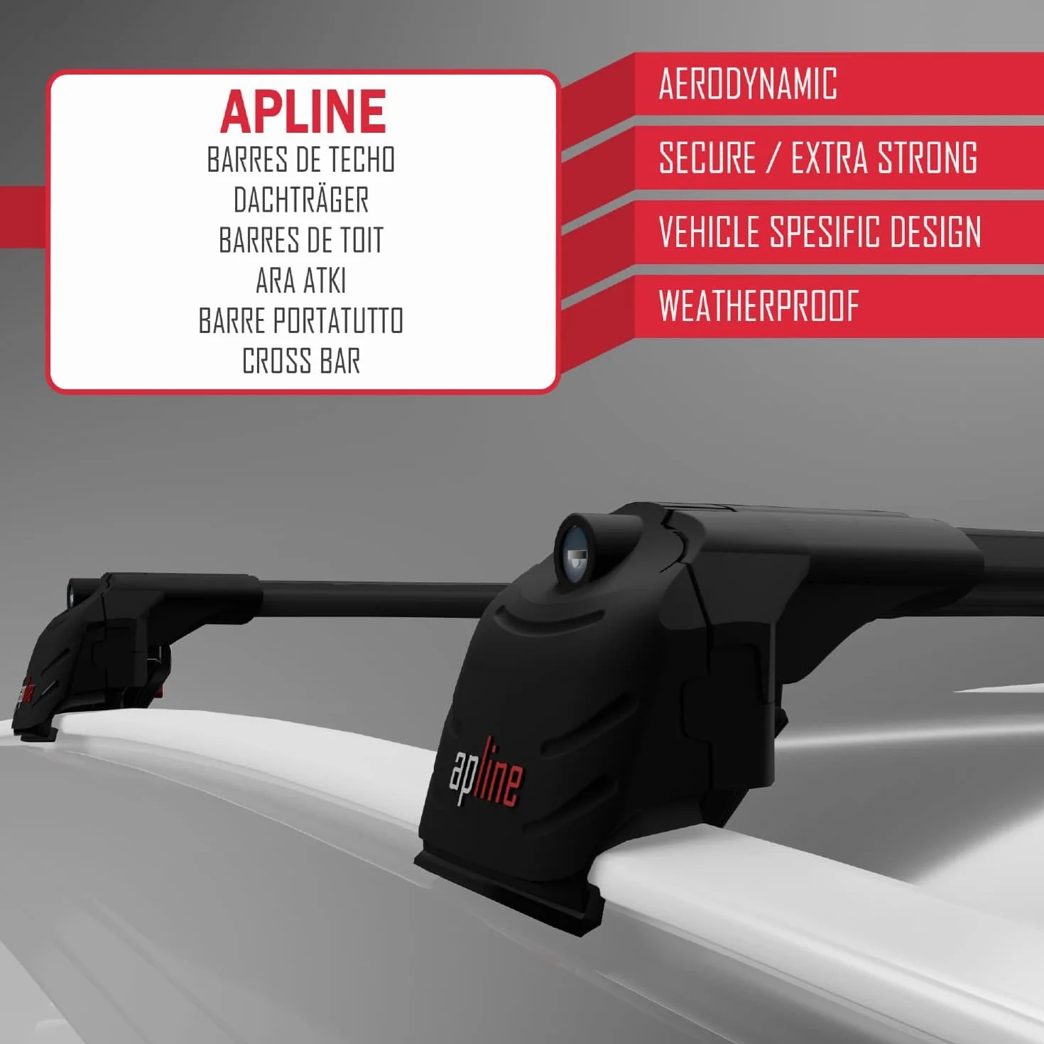 Kompatybilny z Kia Sportage 3 (SL) 2010-2015 ACE-2 Model Aluminiowe poprzeczki dachowe Czarny 2 szt.