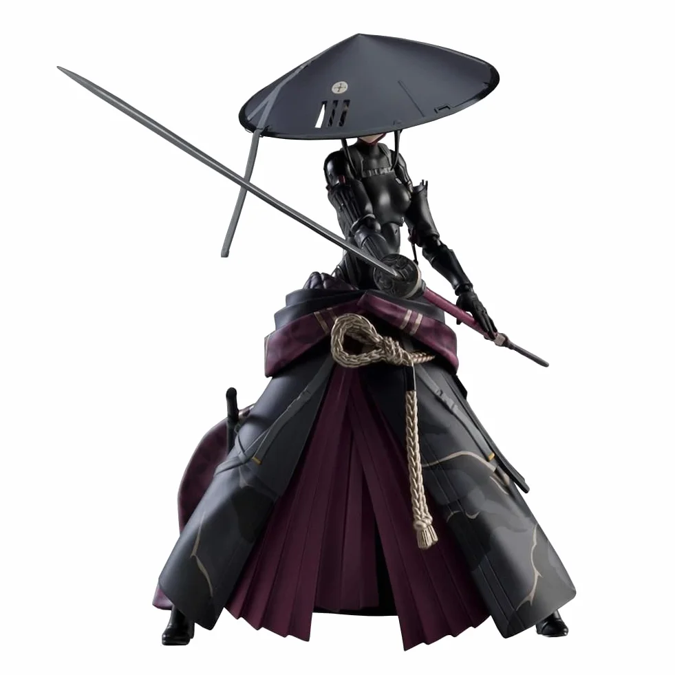 Zhongkaihua Figurka Akcji Ronin Ruchoma Figurka Ronin z Akcesoriami do Zmiany Twarzy Model PVC Przedmioty Kolekcjonerskie Ozdoby na Biurko 15 cm