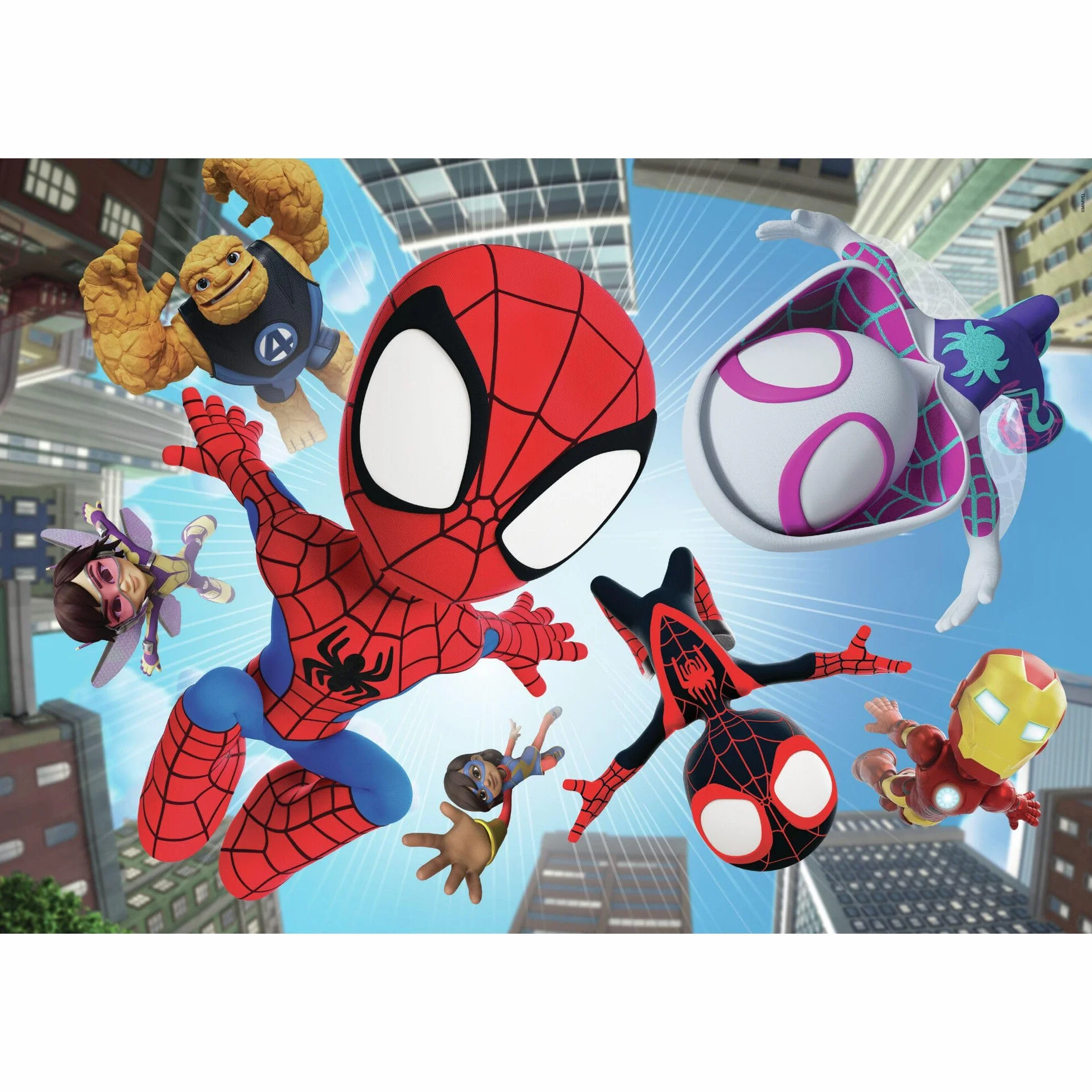 CLEMENTONI PUZZLE DLA DZIECI, PZL 104 MAXI SPIDEY AND HIS AMAZING, MADE IN ITALY, 23777