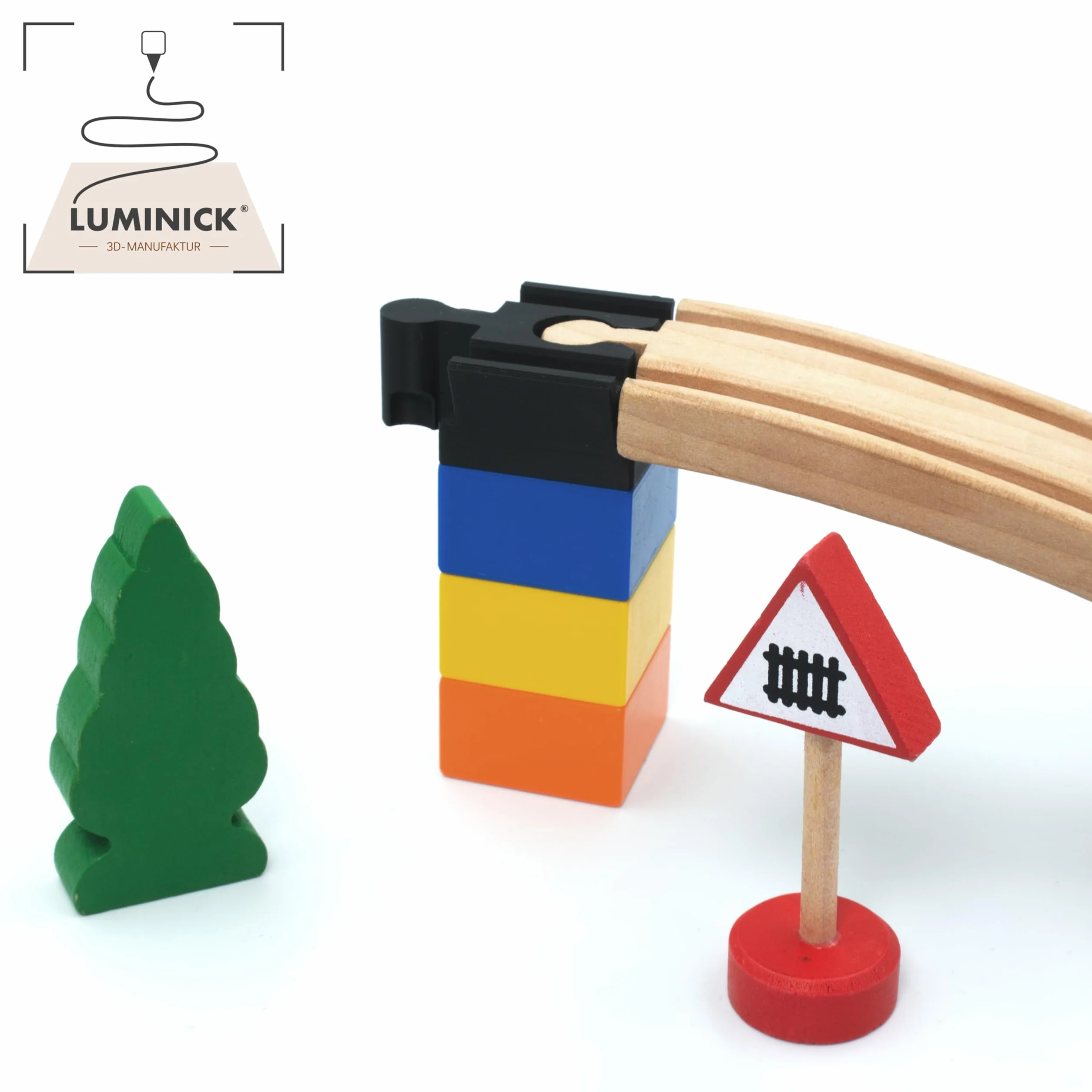 Brio Duplo złącza, kompatybilny adapter, łączy oba systemy razem, złącze szynowe, złącze track, uniwersalne dopasowanie (10 sztuk)