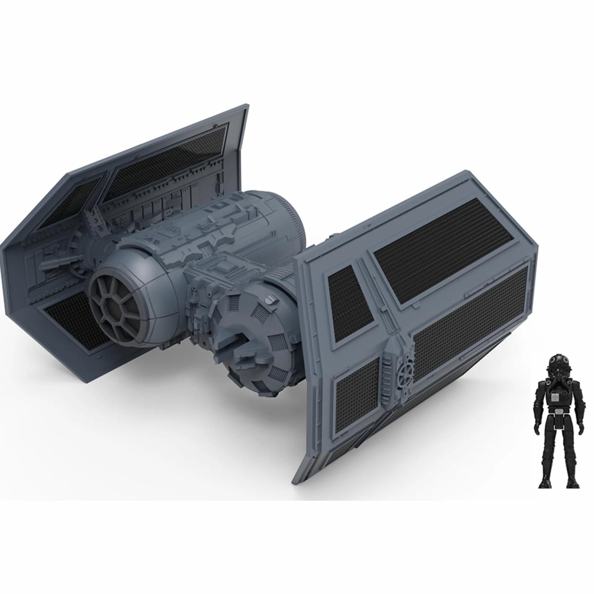 STAR WARS Micro Galaxy Squadron TIE Bomber (edycja Armada) – 5-calowy pojazd z dwoma kokpitami, zatoką bombową i akcesorium do mikrofigurek 2 cm