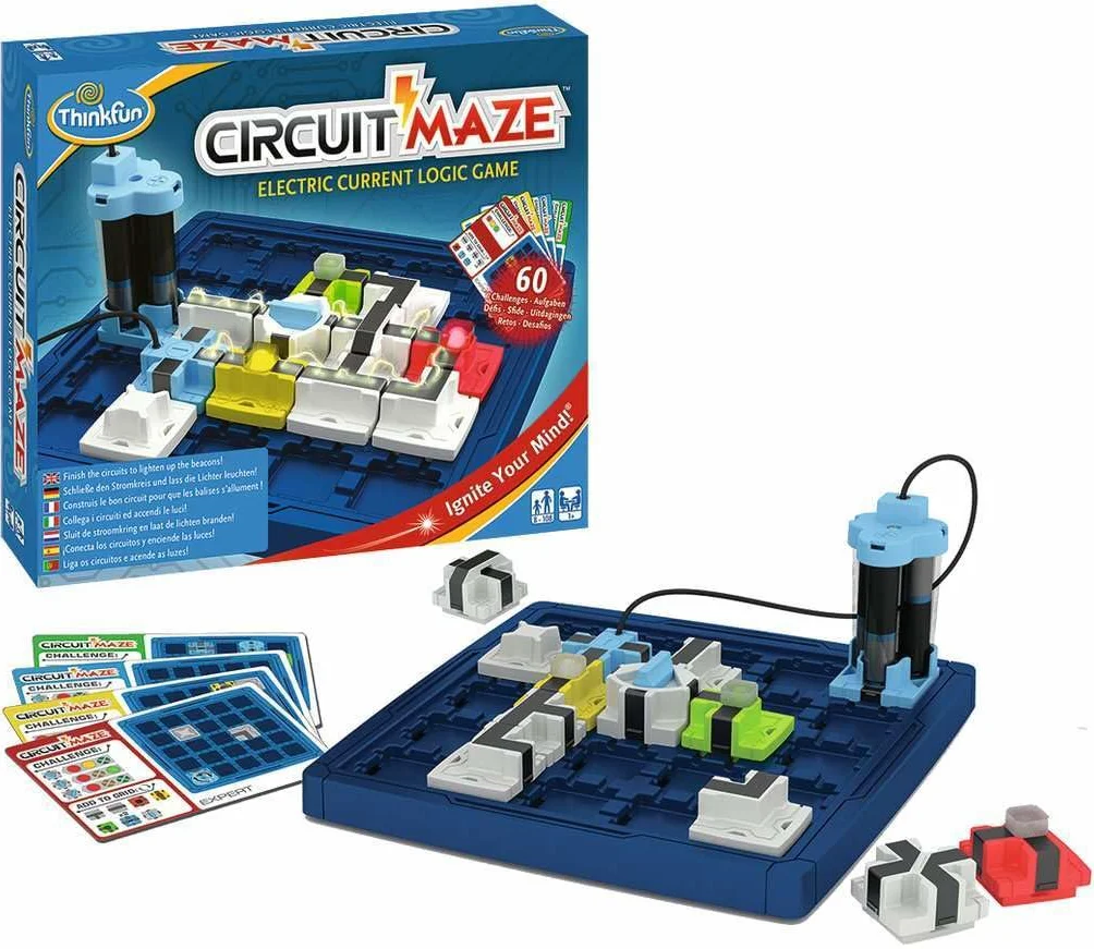Think Fun- Circuit Maze gra zręcznościowa (Ravensburger 76341), różne kolory/model
