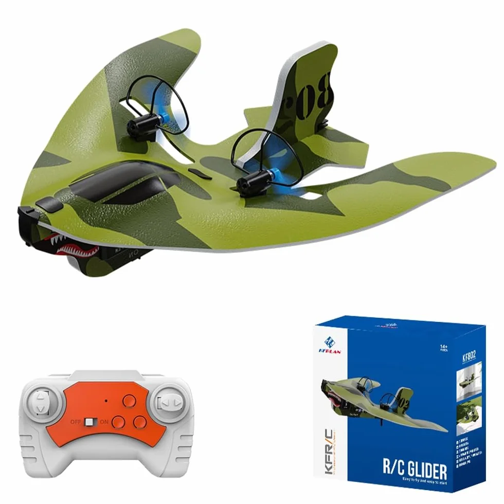 Mini samolot RC dla początkujących, 2,4 GHz, do użytku wewnątrz i na zewnątrz