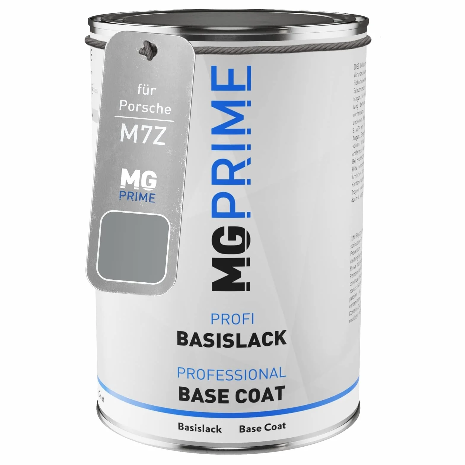 MG PRIME Lakier samochodowy Puszka gotowa do natrysku dla Porsche M7Z / U2 GT Sportsilber Metallic/GT Silver Metallic Lakier bazowy 1.0 litr 1000ml