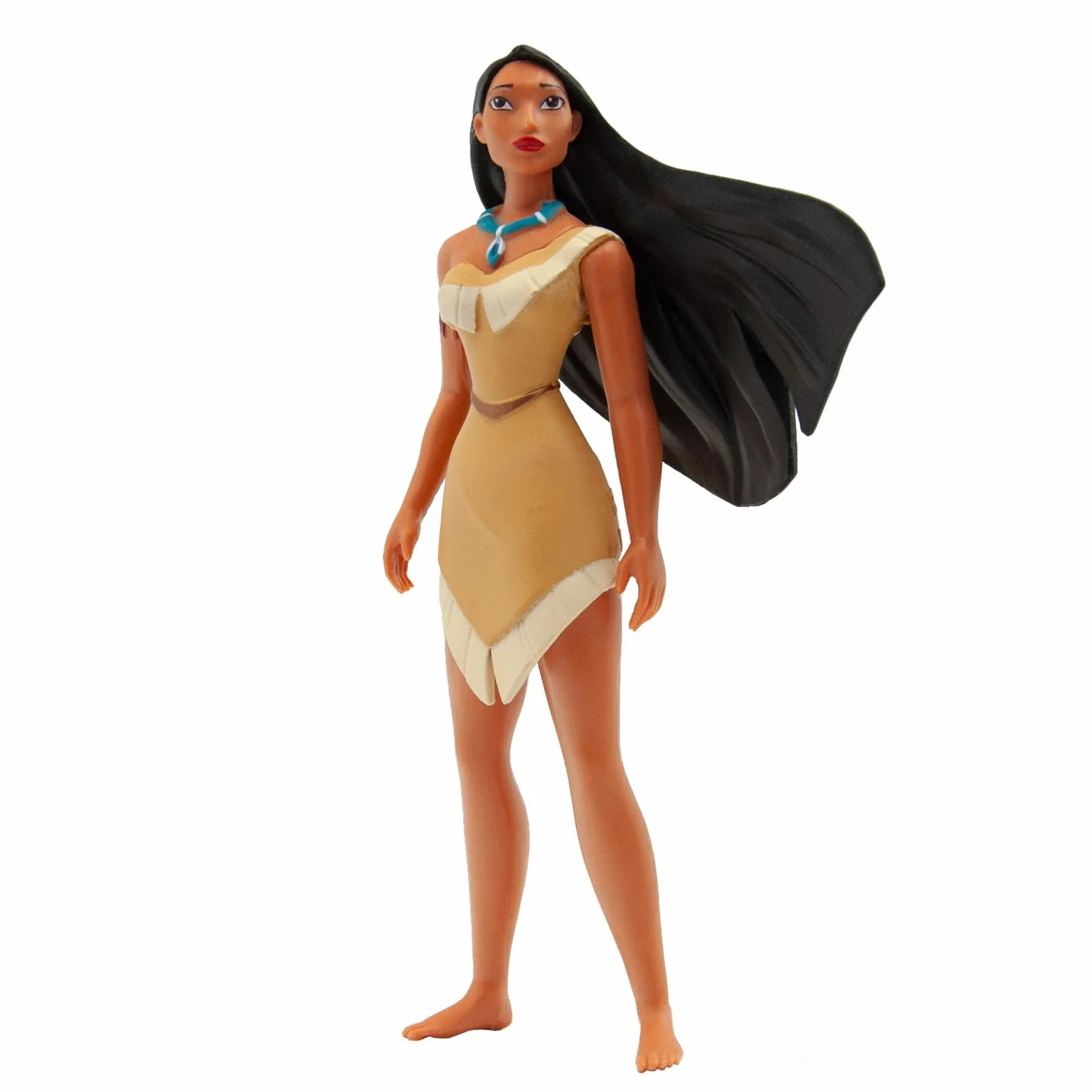 Bullyland 11355 - Figurka do zabawy Pocahontas od Walta Disneya Pocahontas, ok. 10 cm, wierne odwzorowanie szczegółów, idealna jako figurka na tort i drobny prezent dla dzieci od 3 roku życia