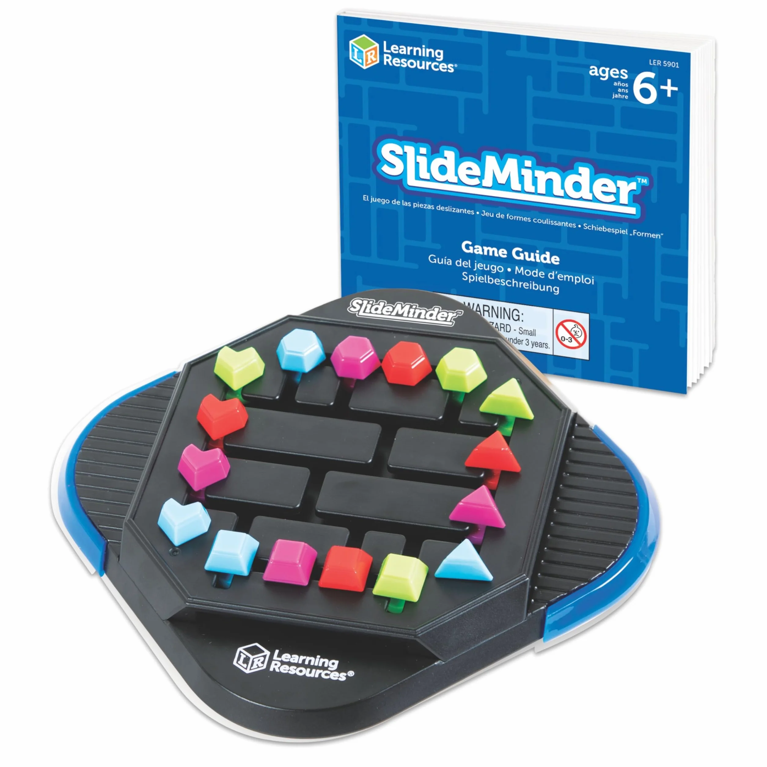 Learning Resources SlideMinder – Podróżna Gra Logiczna, Krytyczne Myślenie 5+ Lat