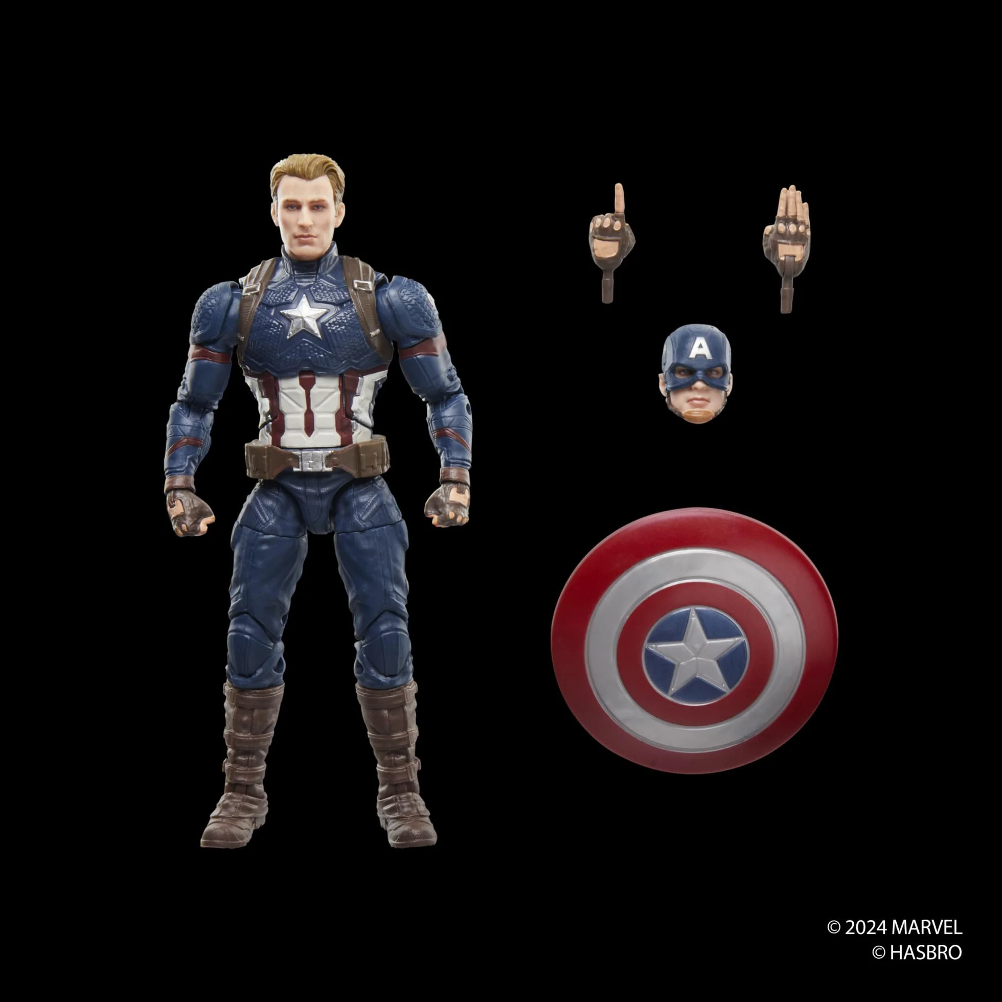Hasbro Marvel Kapitan Ameryka z Serii Marvel Legends, 15-Centymetrowa Figurka Kolekcjonerska z Filmu Avengers: Koniec Gry