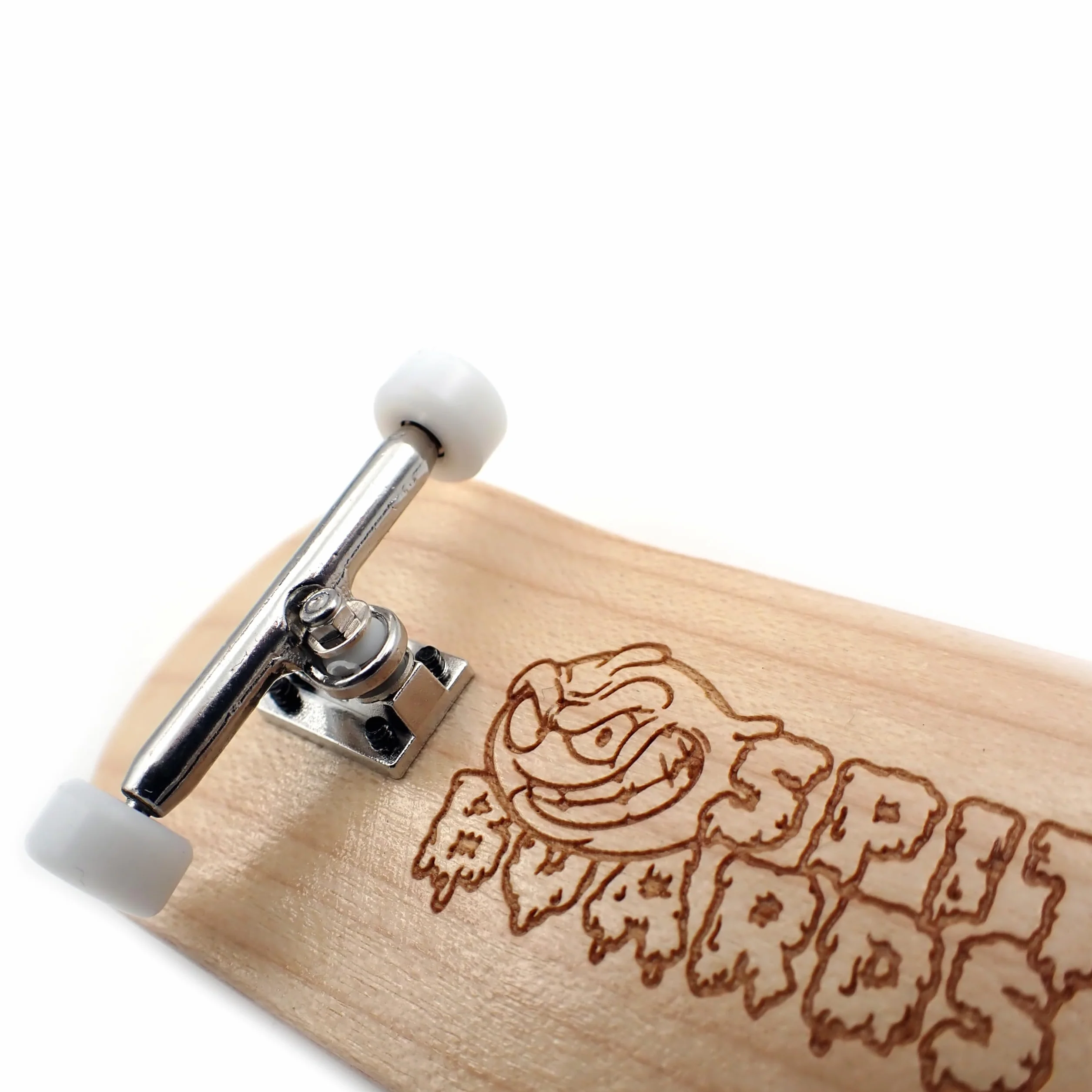 SPITBOARDS 34 mm Fingerboard Pro Trucks by, Real Lock-Nuts, Rubber O-ring Urethane Bushings, Optimized Hanger, szerokość 34 mm, do tuningu i montażu (chromowane srebro)