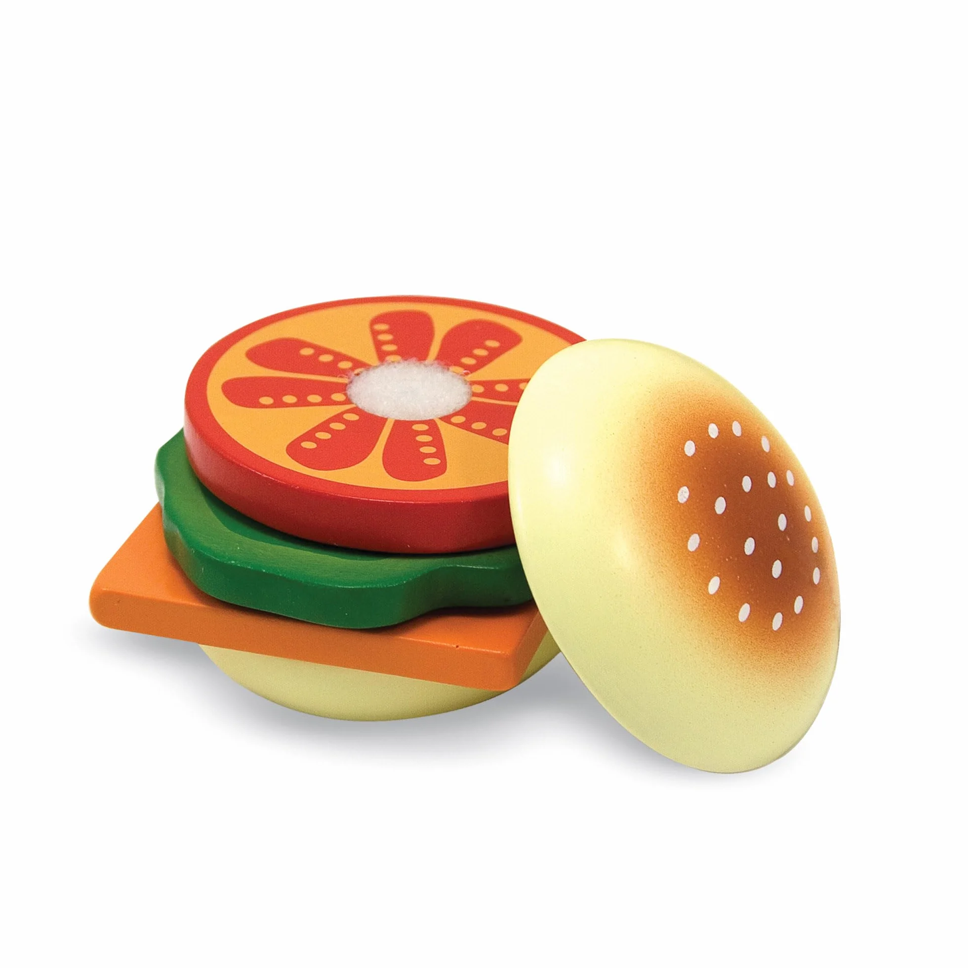 Melissa & Doug Sanwich Set Żywność do Zabawy, Wielokolorowy, ‎33.02 x 24.13 x 5.08 cm, 17 Elementów