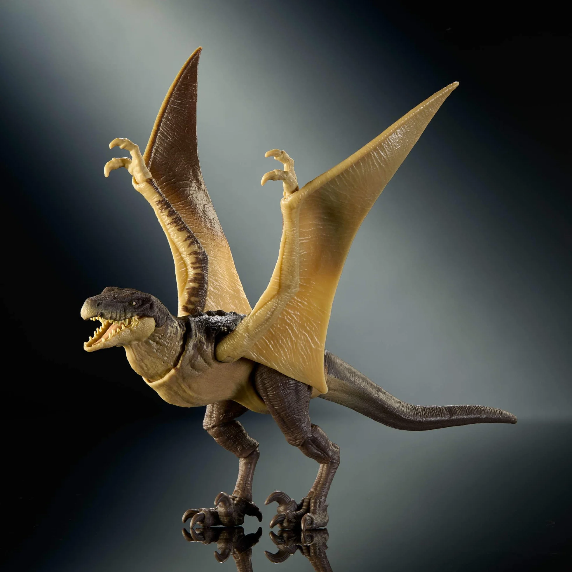 Mattel Jurassic World Kolekcja Hammonda Mutadon Dinozaur Figurka premium, realistyczne oczy, ruchome punkty i dodatkowe skrzydła, zabawka dla dzieci 8+, fanów i kolekcjonerów, JKM90