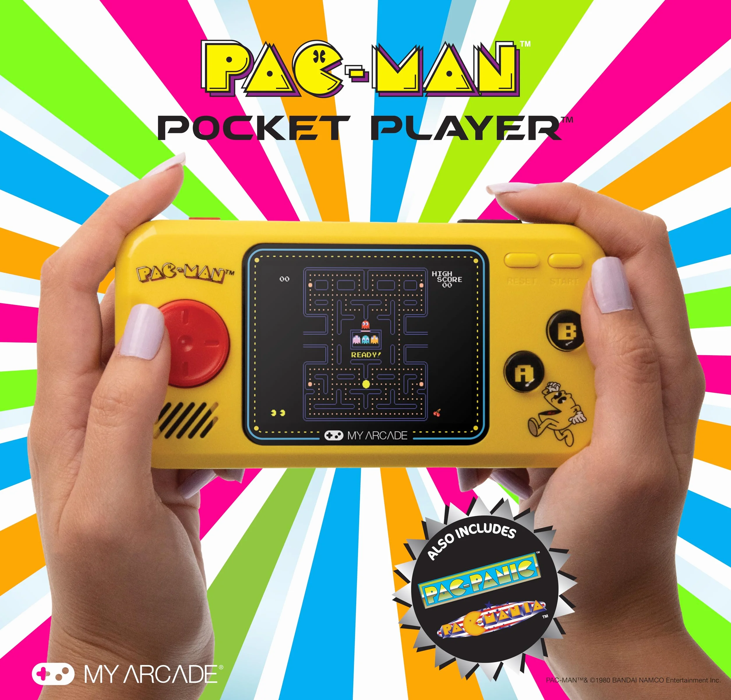 My Arcade DGUNL-3227 DRMDGUNL3227 Man n.a Pac-Mac Pocket Player, Black