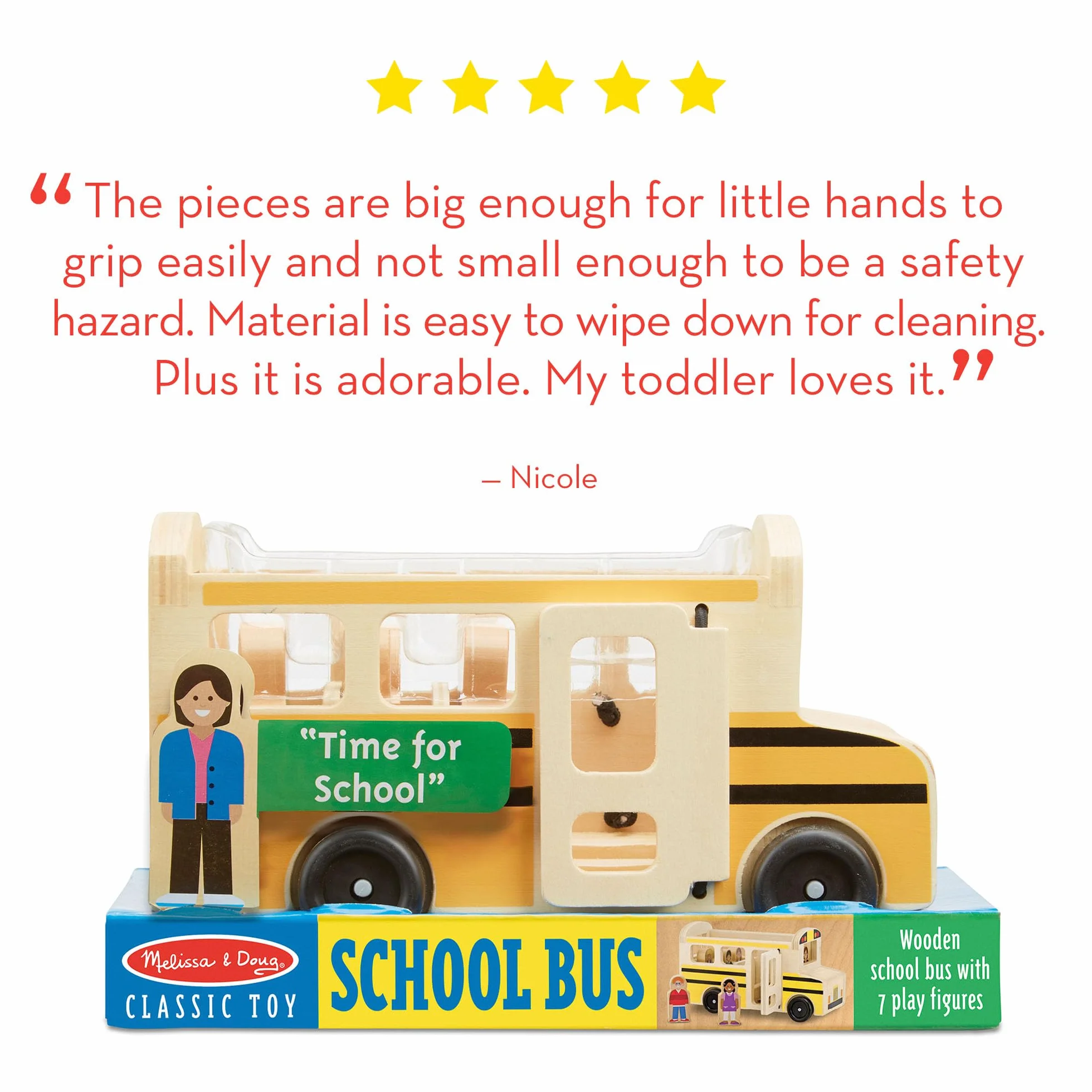 Melissa & Doug School Bus Play Set by Melissa & Doug