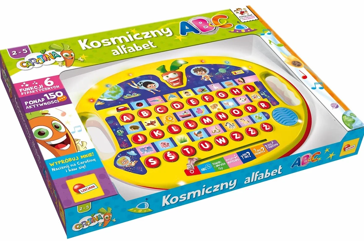 Lisciani Zabawka edukacyjna Karotina Kosmiczny alfabet