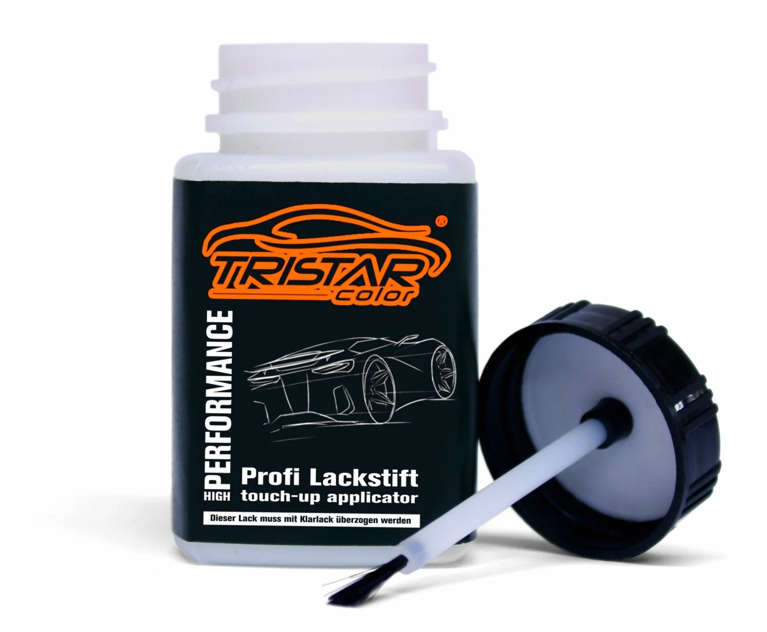 TRISTARcolor Lakier samochodowy Zestaw sztyftów Touch-up dla Honda/Acura NH720M Dusk Grey Metallic Lakier bazowy bezbarwny 50ml kazdy