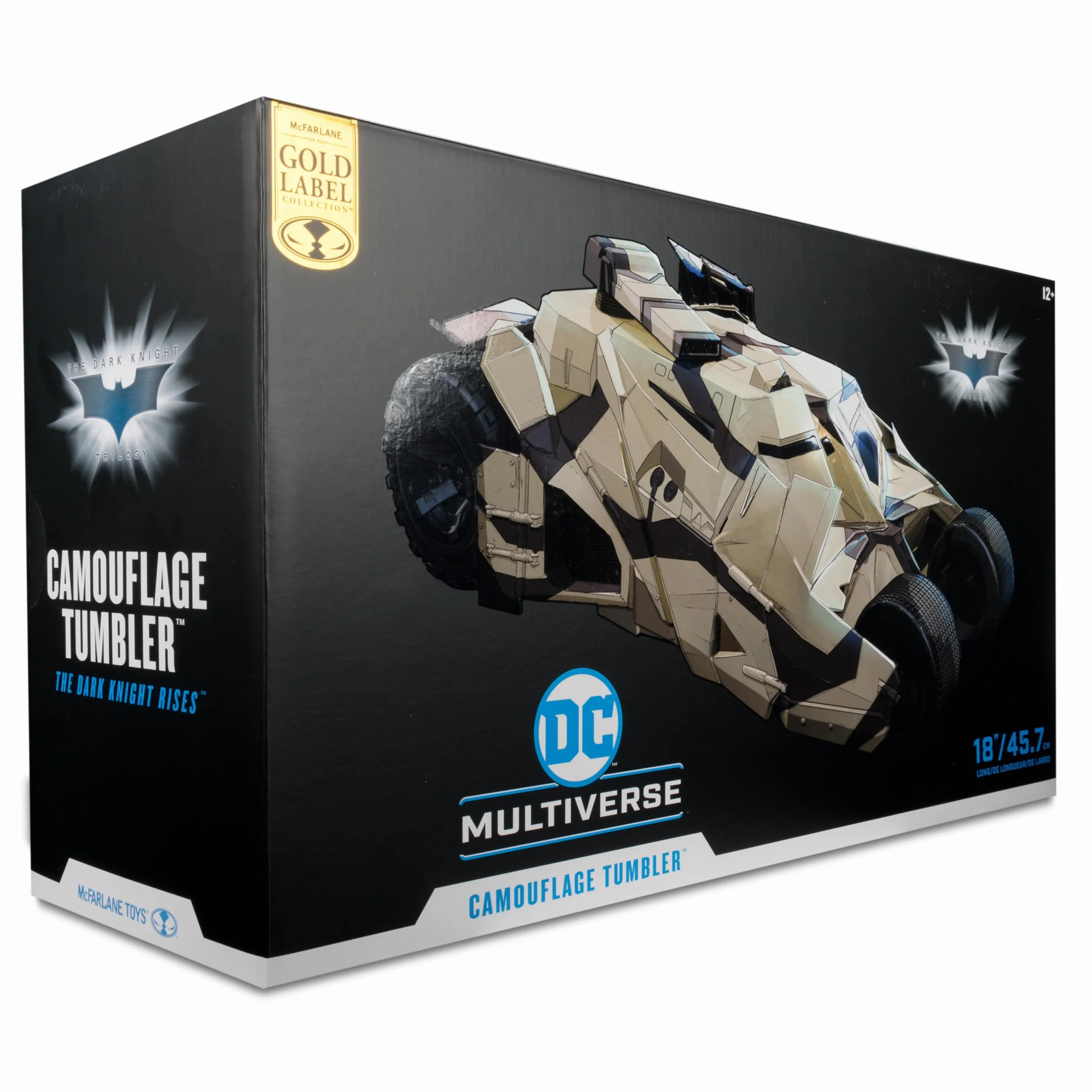 McFarlane Toys Kubek kamuflażowy DC Multiverse (The Dark Knight Rises) Gold Label Vehicle