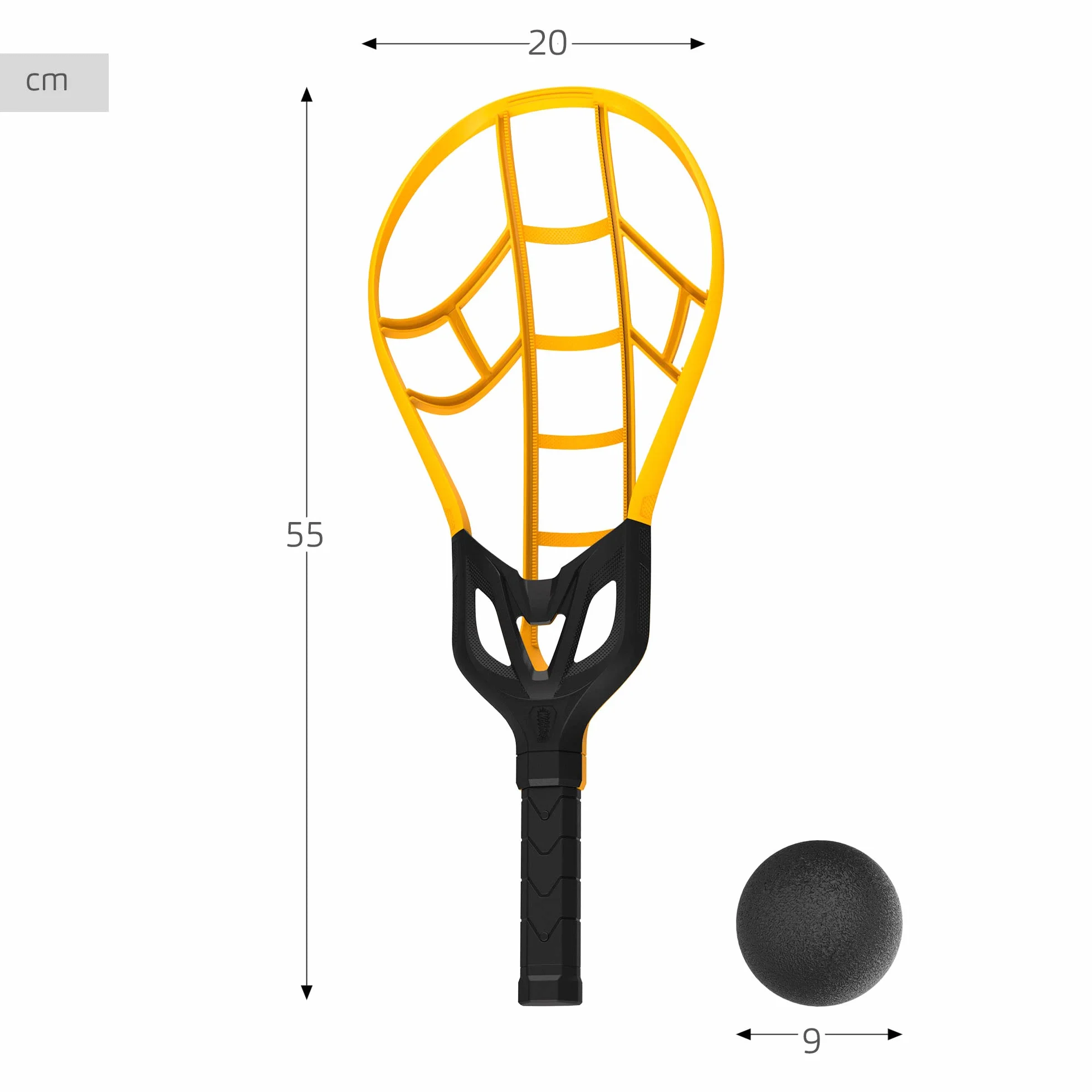 COLORBABY 47016 - Wham-O zestaw rakiet Trac-Ball z 2 piłkami do zabawy, oryginalna i zabawna gra w piłkę, zestaw dwóch, zabawki outdoorowe, letnie zabawki