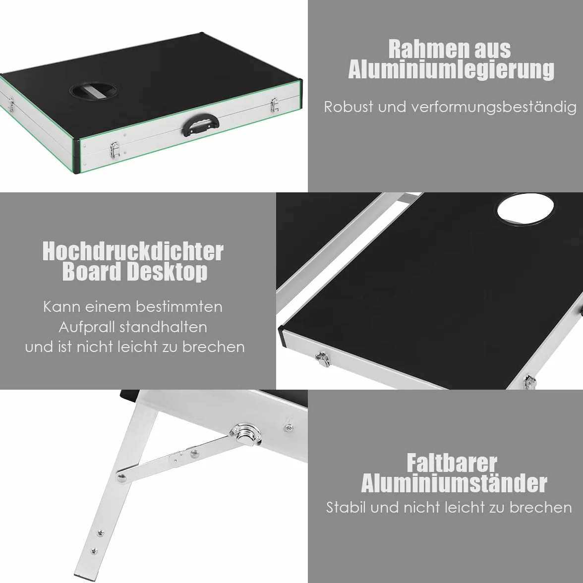 COSTWAY Cornhole Boards, gra zręcznościowa dla dzieci i dorosłych, worek na piasek, deska do zabawy ze składanym wzornictwem i uchwytem, klasyczna gra plażowa do gier wieloosobowych