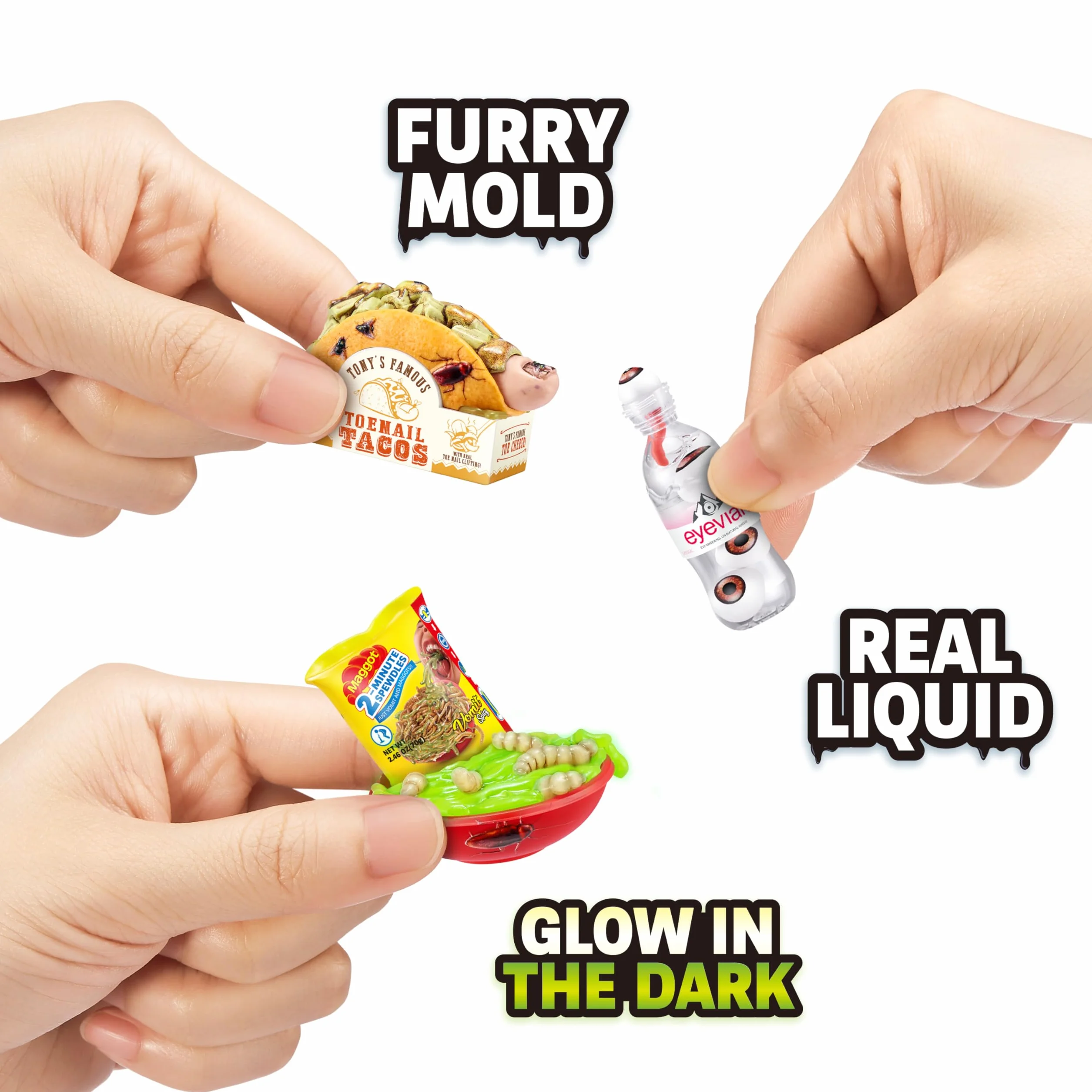 5 Surprise Mega Gross Minis seria 2 firmy ZURU, tajna, kolekcjonerska, mini, parodia (1 kapsułka)