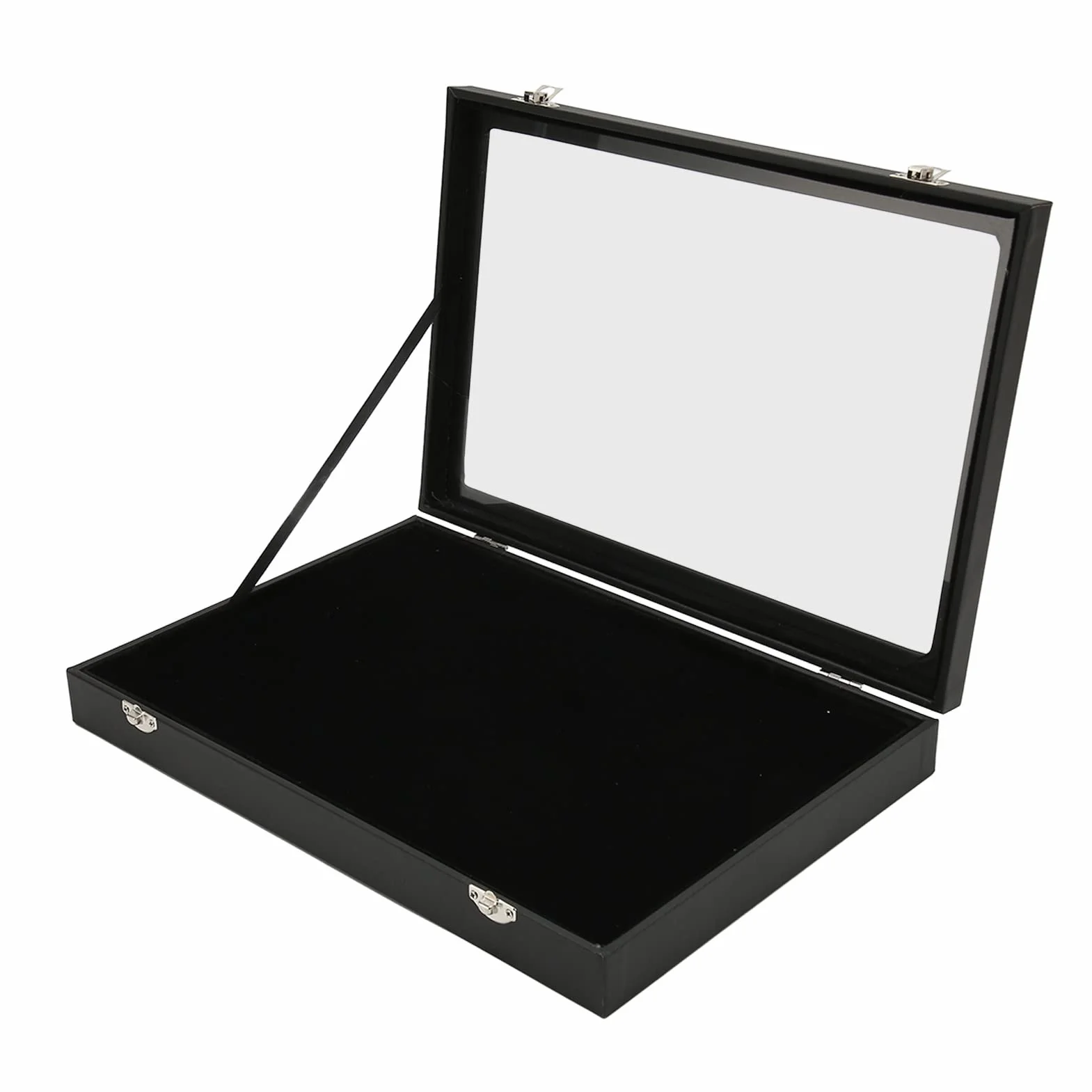 Pin Display Case, 13,8 X 9,4 X 2 Cale, Duża pojemność, Przezroczysta Pyłoszczelna Ramka do Kolekcji Pinów, Rama Shadow Box na Medale Wojskowe, Tagi Plażowe, Szpilki do Biżuterii