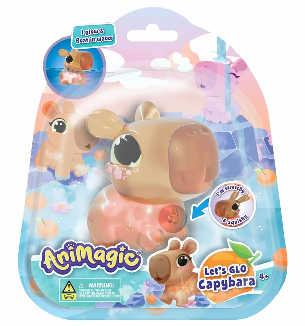 Animagic Let's Glo Capybara Brown