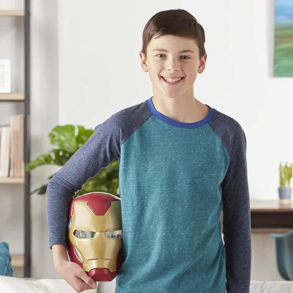 Marvel Maska Iron Mana Flip FX Marvel Avengers, podświetlana zabawka tematyczna