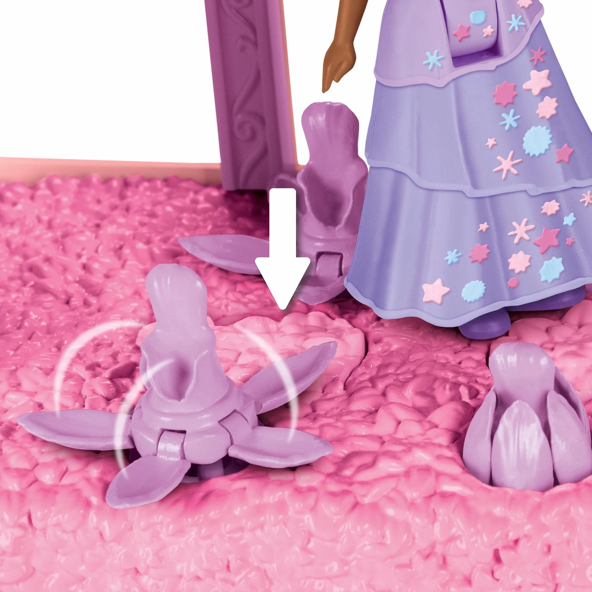 Disney Encanto Pokój w wieku od 3 lat zawiera figurki lalki kwitnące z każdym krokiem, zestaw do zabawy Isabela Garden (219364)