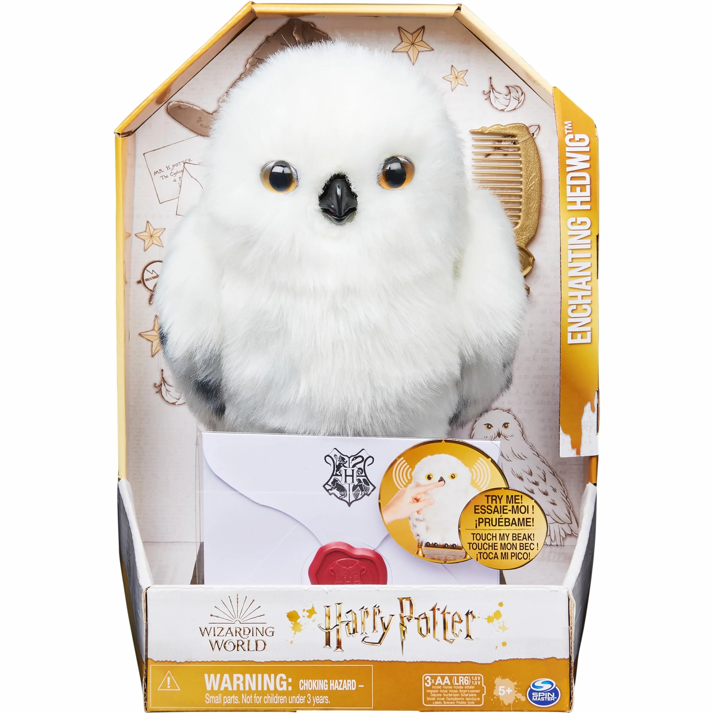 Wizarding World Hedwiga Harry Potter Lalka, Biały, Od 7 lat