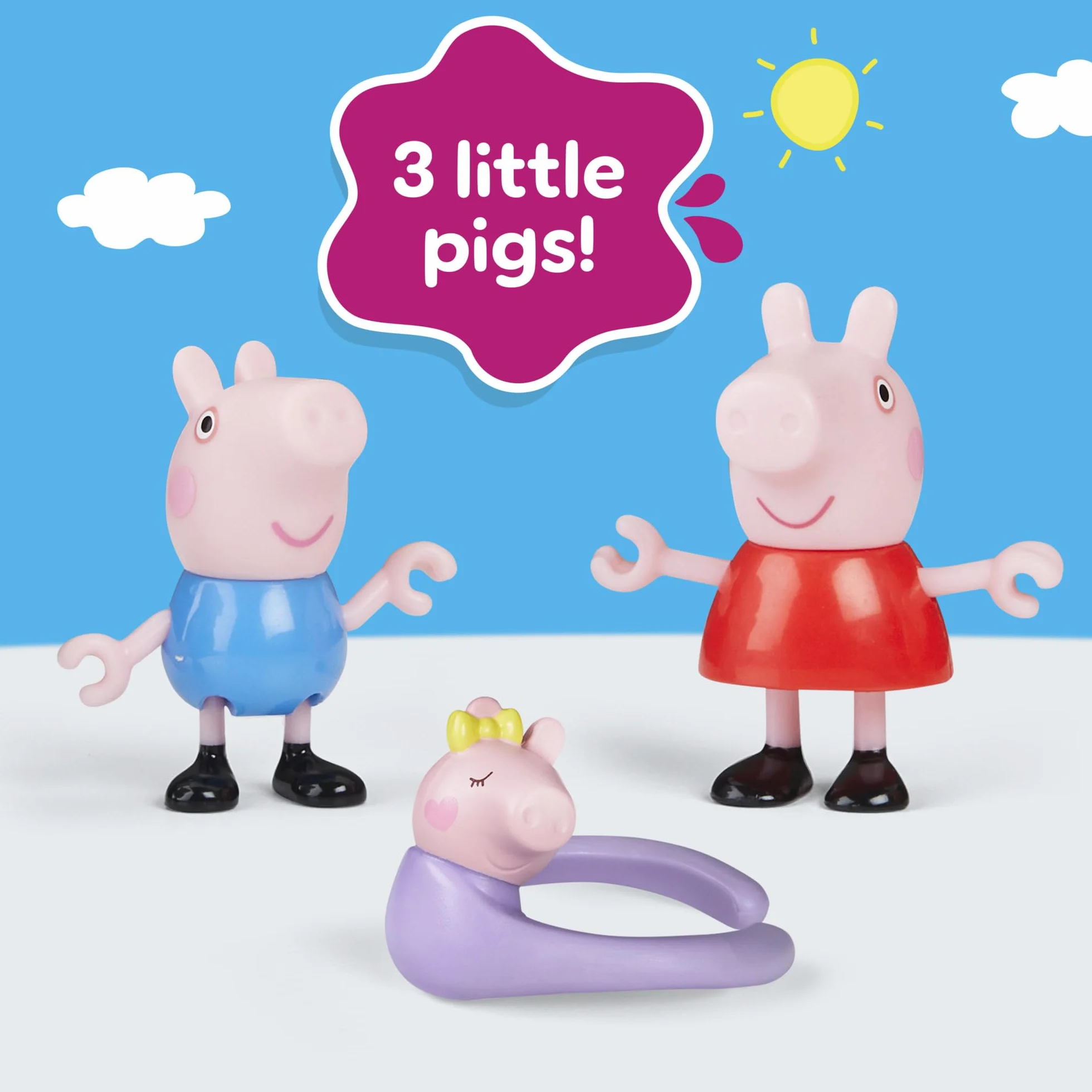 Peppa Pig Zestaw Figurek Świnka Peppa Pięcioosobowa Rodzina