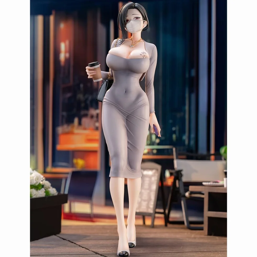 Dongtan Style Figurka Ilustracja, oryginalne figurki anime, model statuetka PCW, dekoracja, ornamenty, przedmiot kolekcjonerski, prezent 22 cm