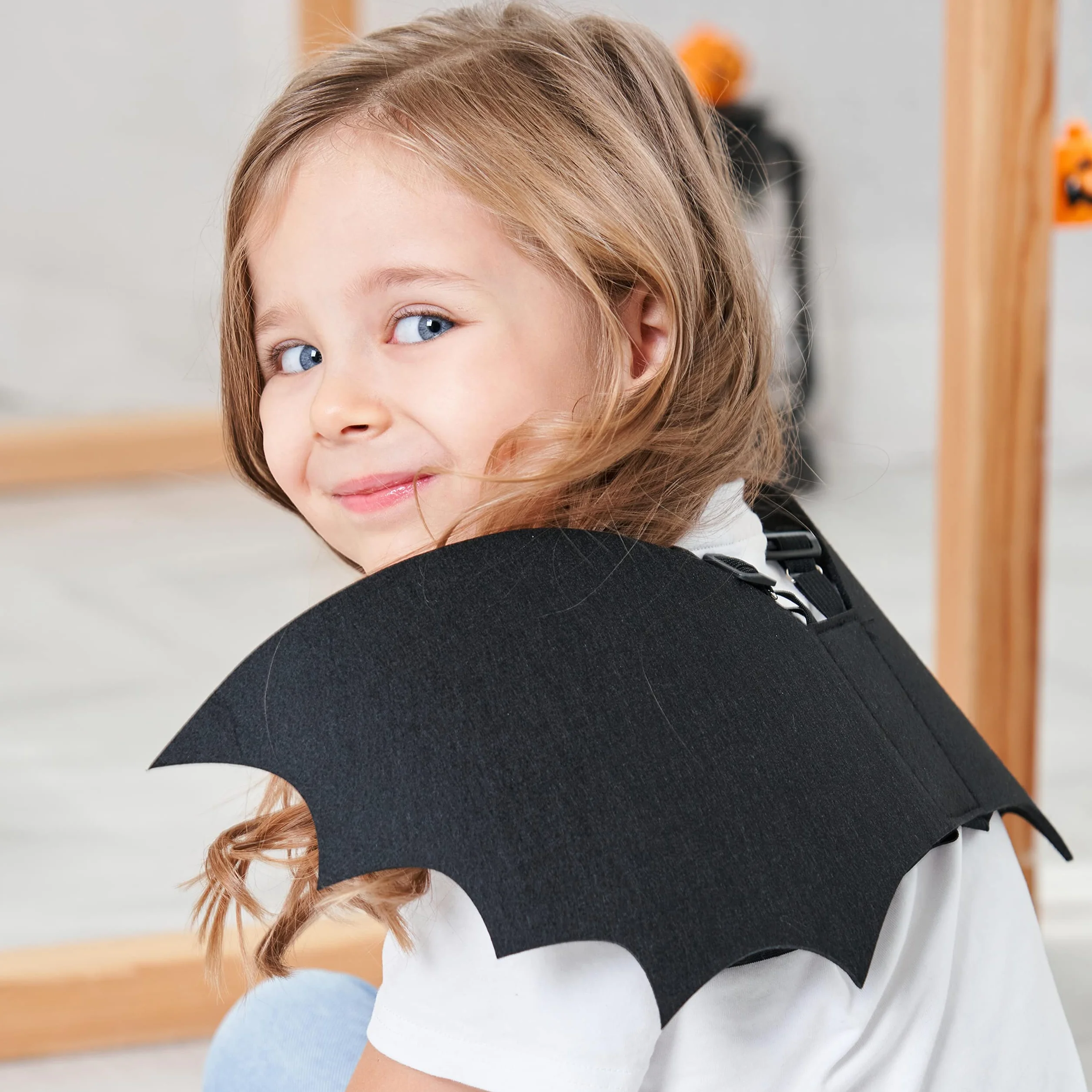 Proumhang Skrzydło Halloween Cape dla dzieci,Skrzydła nietoperza dla dzieci w wieku 0-15 lat,Rekwizyty do Cosplay,Dekoracje na Halloween Peleryna nietoperza