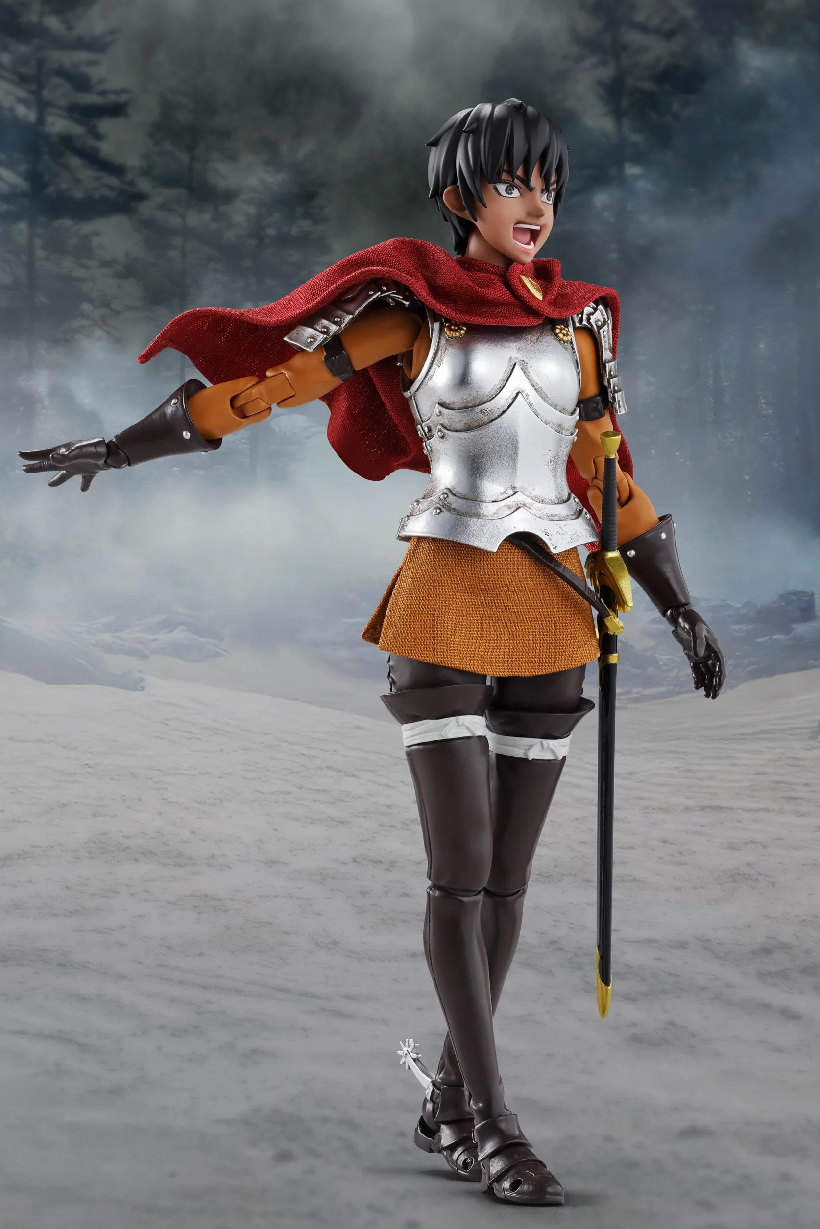 TAMASHII NATIONS S.H. Figuarts Berserk Caska (grupa jastrzębia), ok. 145 mm, PCW, ABS, tkanina, wstępnie pomalowana figurka