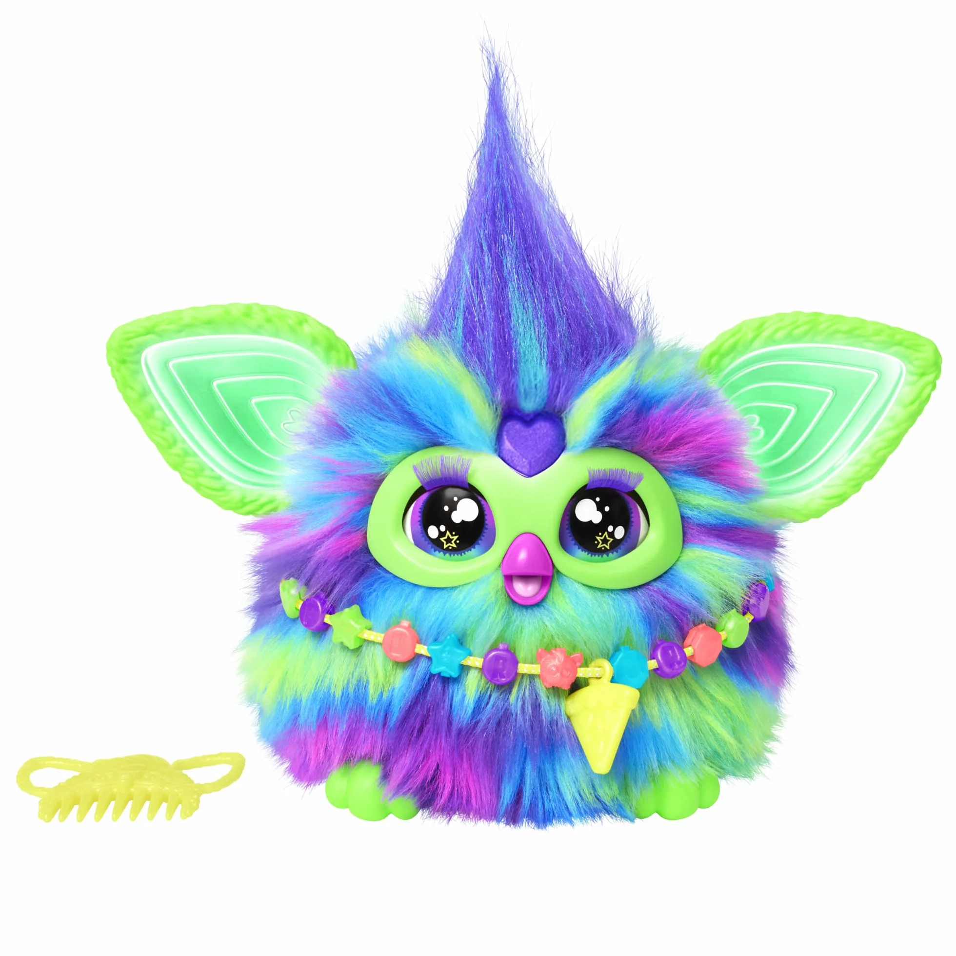 Furby Galaxy, interaktywny plusz świeci w ciemności - wersja francuska