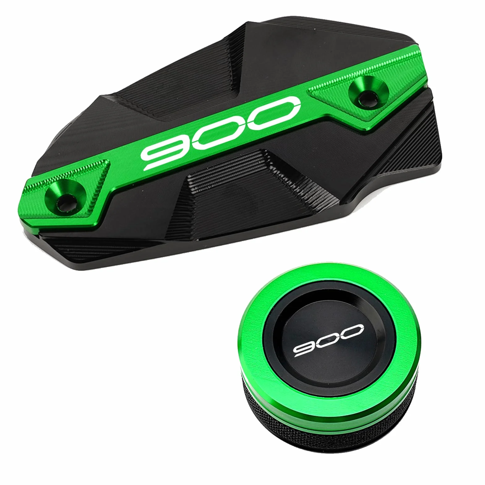 Dla Kawasaki Z900 Z 900 2017-2024 2023 akcesoria motocyklowe przednia tylna pokrywa zbiornika płynu hamulcowego pokrywa (zielona)
