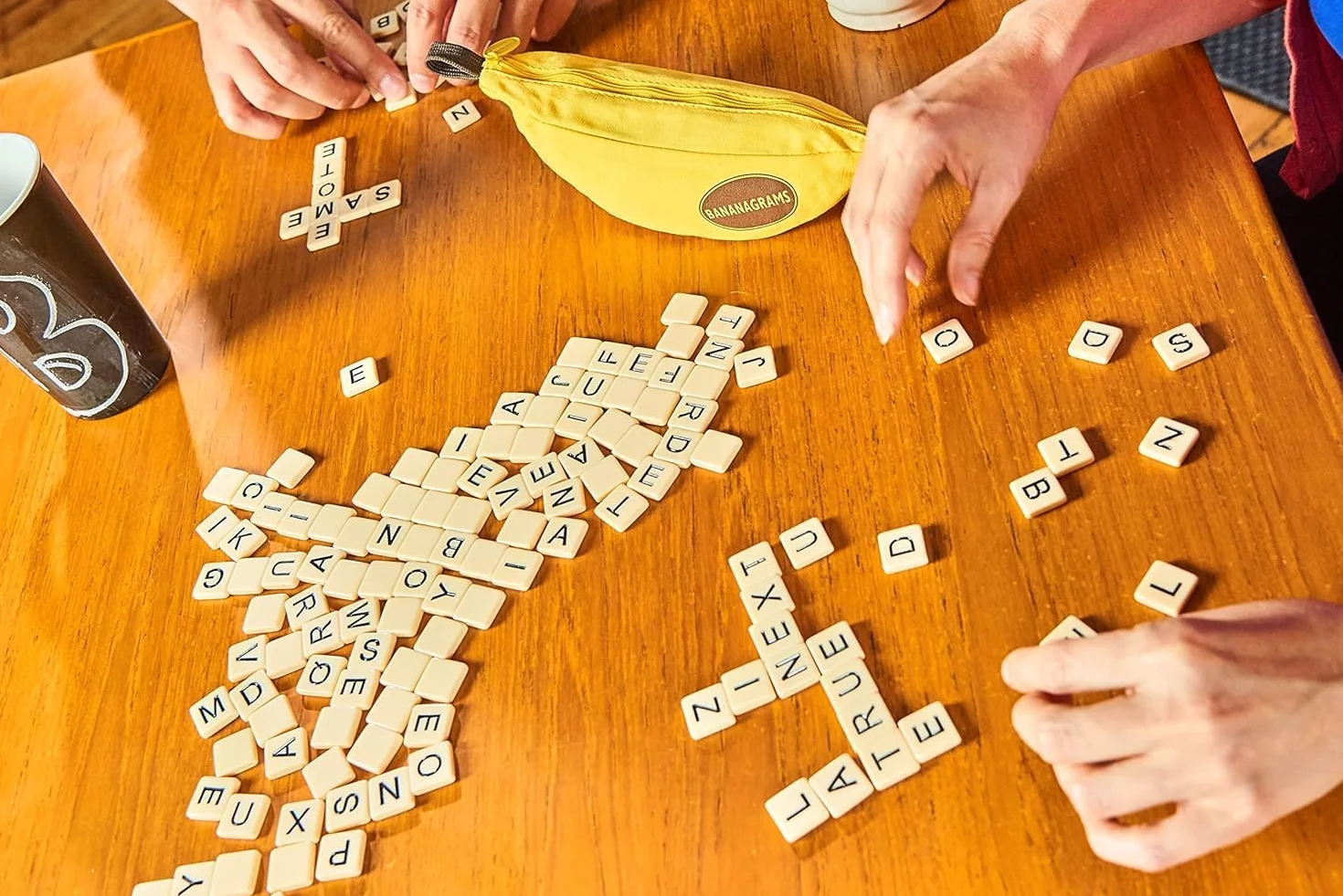 BANANAGRAMS, Word Game, Ages 7+, 1-8 Players, 15 Minute Playing Time
