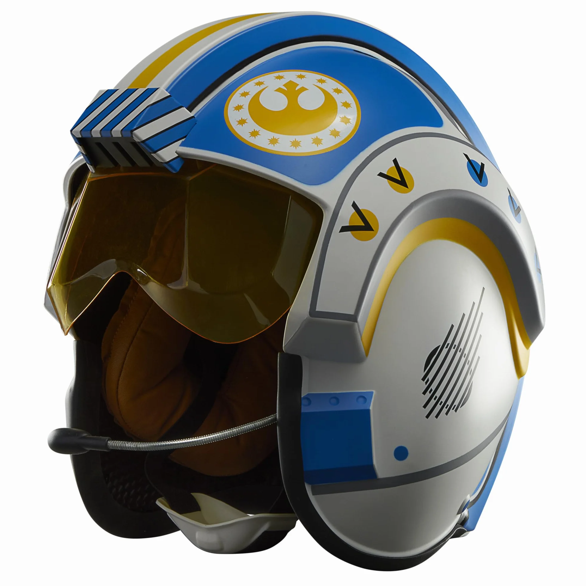 Star Wars The Black Series Carson Teva Premium elektroniczny kask z zaawansowanymi diodami LED i efektami dźwiękowymi, wiek od 14 lat