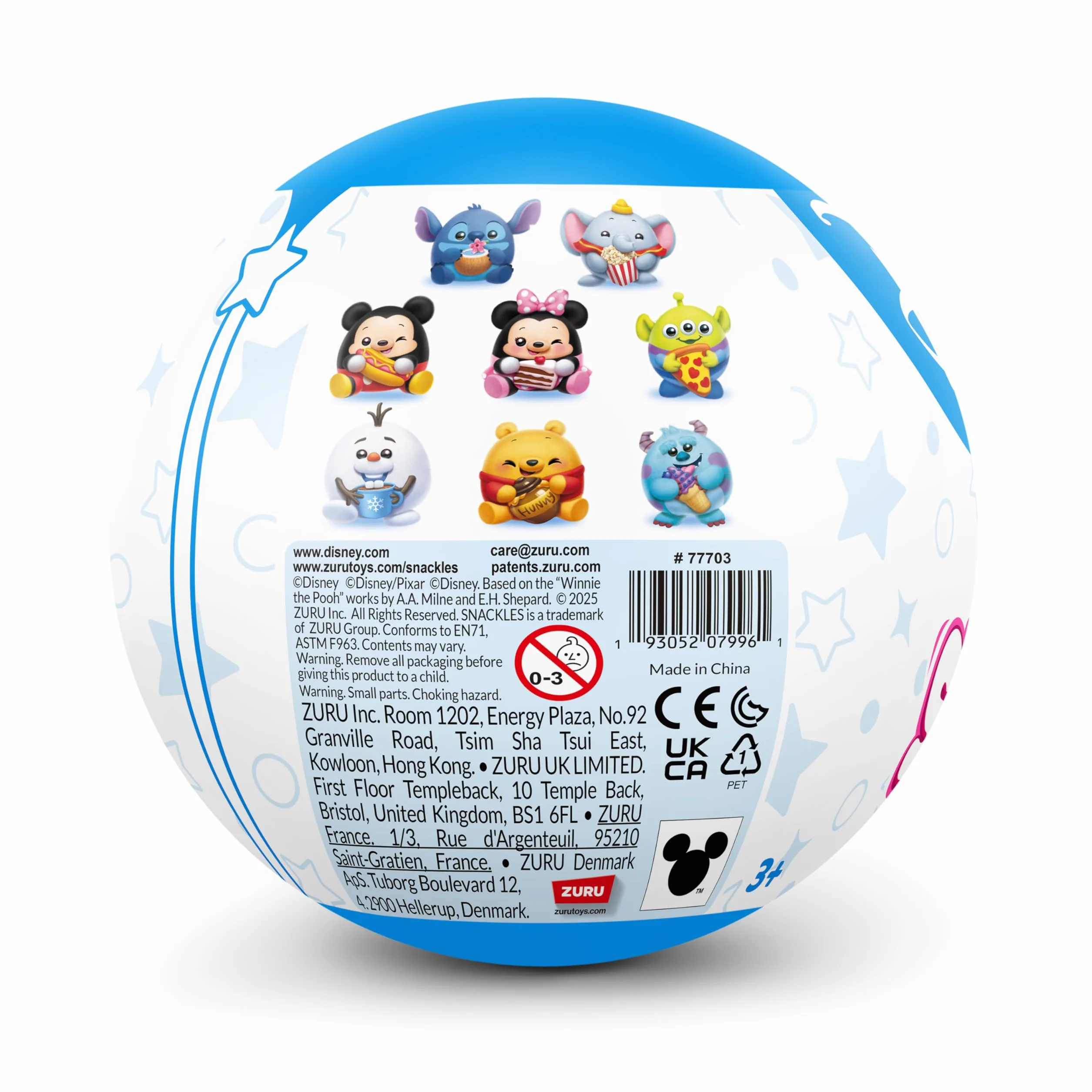 Snackles Disney Pluszowy (Asortyment kapsułek) 12 cm od ZURU