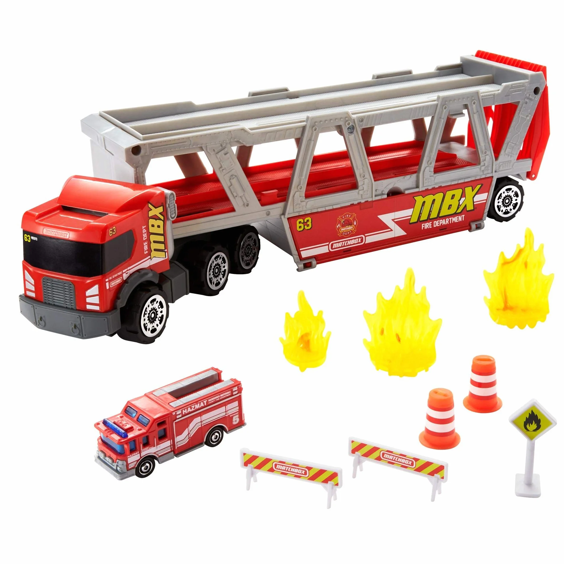 Matchbox Pojazd Zabawkowy, Czerwony/Szary, od 3 lat
