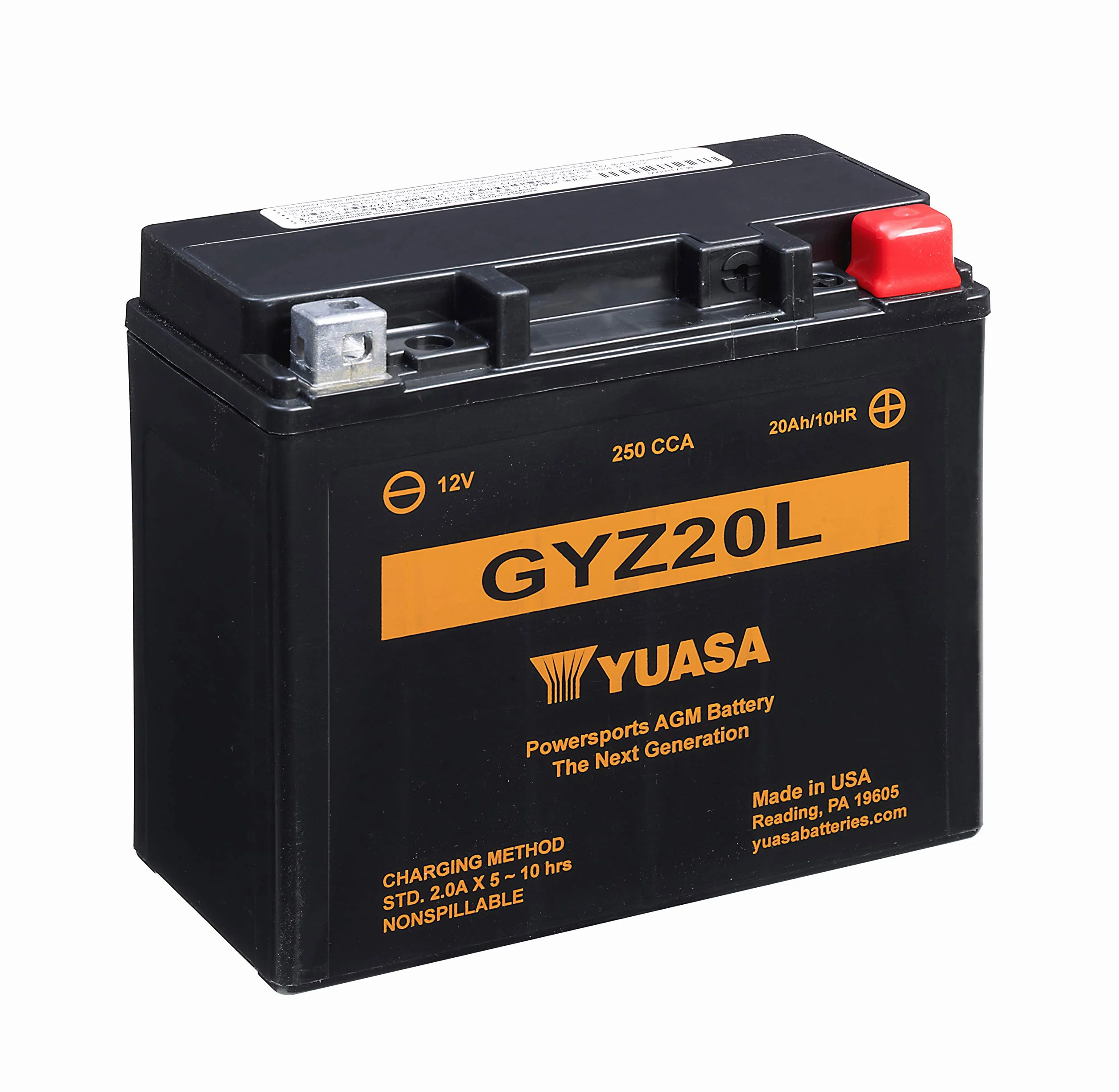 Yuasa GYZ20L(WC) Wysokowydajny akumulator bezobsługowy