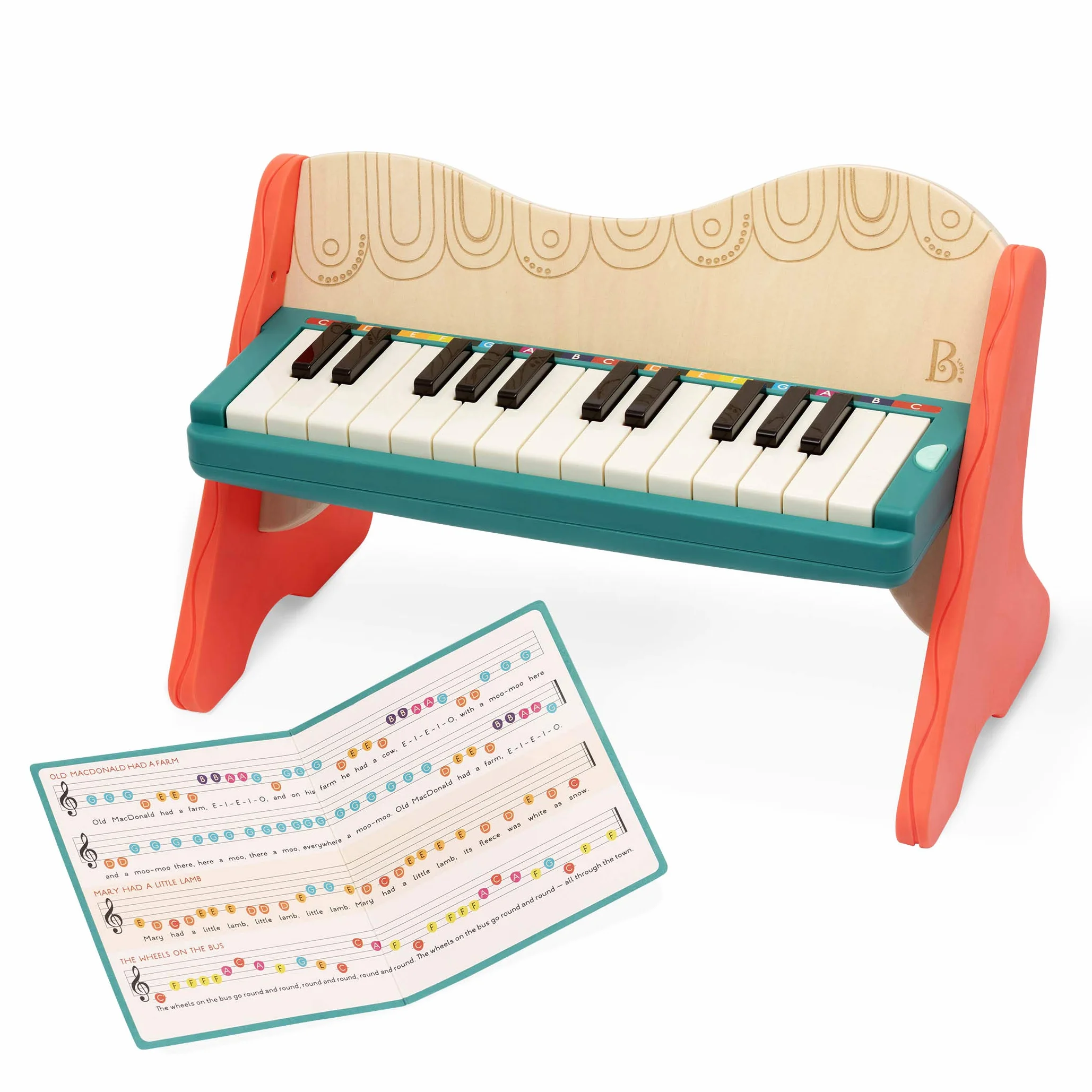 B. toys by Battat BX1819Z Drewniane pianino Mini Maestro - Od 3 lat