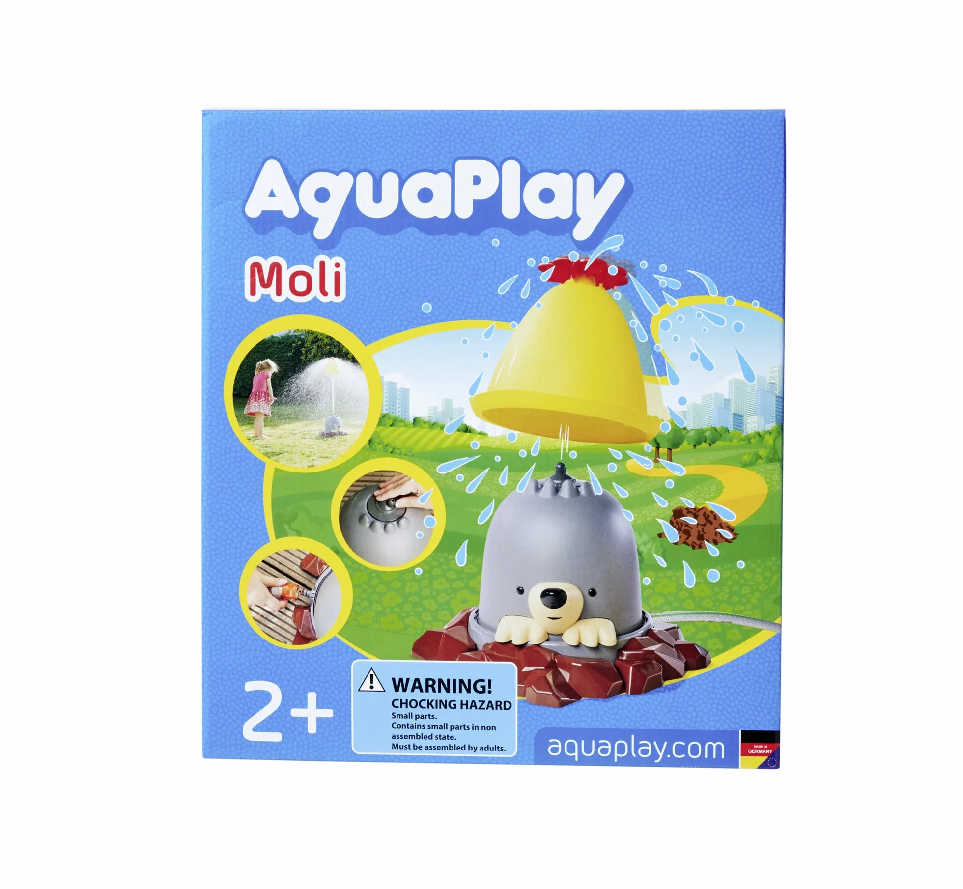 Aquaplay - Taupe zraszacz - Gra wodna dla dzieci - Na zewnątrz - Przyłącze węża ogrodowego - Od 3 lat - 8700001590