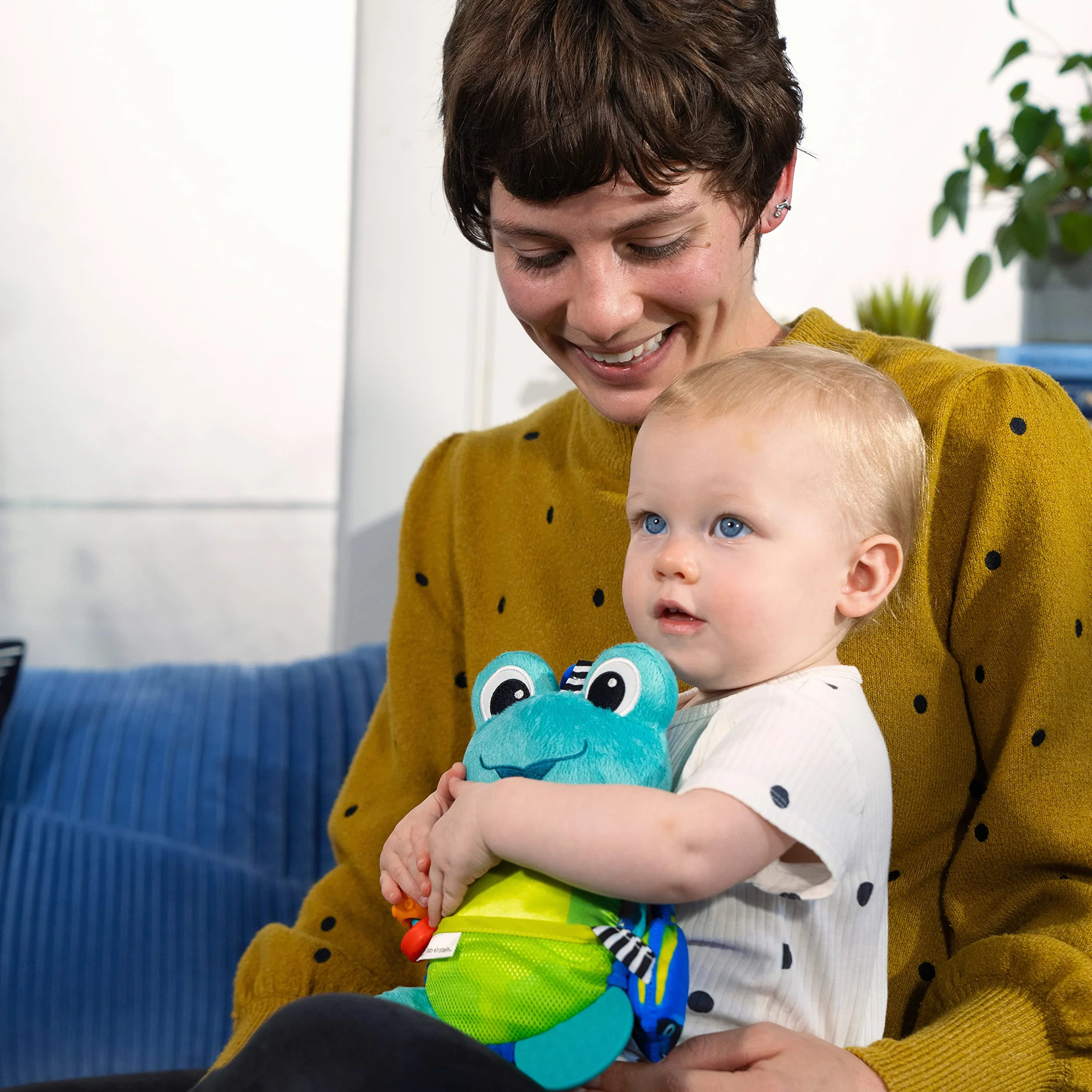 Baby Einstein, Ocean Explorers, Neptune's Sensory Sidekick, zabawka aktywnościowa z 7 zabawkami do pobudzania, rozwój motoryki - od urodzenia